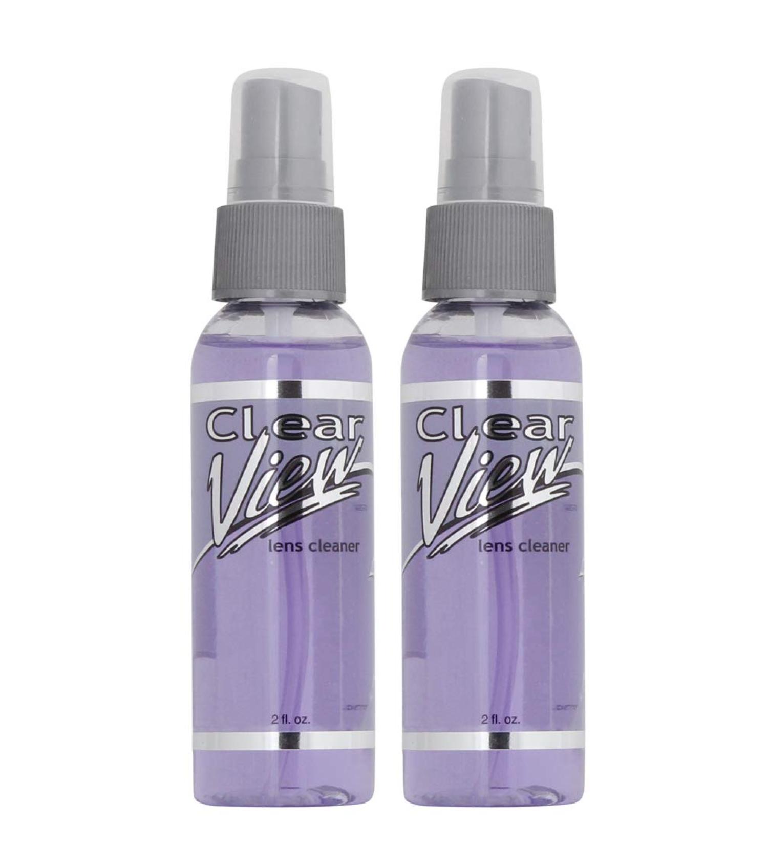 Clear View Premium AR-Coated Lens Cleaner Spray - Pack of 2 (2 Ounce) | Anti-Streak, Anti-Static Formula - Buy Online on GoSupps.com