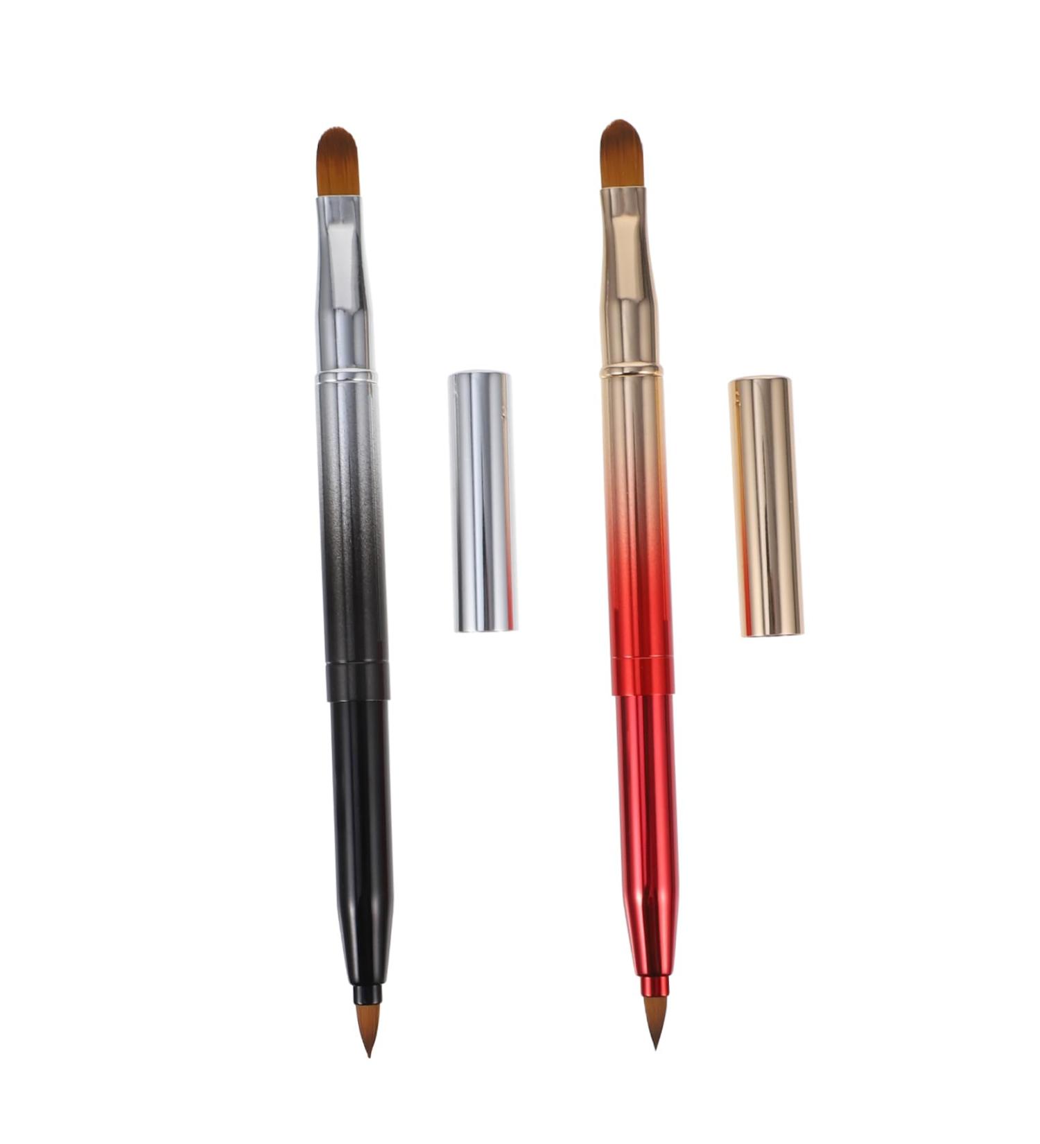 NOLITOY 2pcs Lipstick Wand & Eyelash Tool - Travel Makeup Brush & Multi-Function Eyebrow Applicator for Flawless Eye Shadow - Buy Online on GoSupps.com