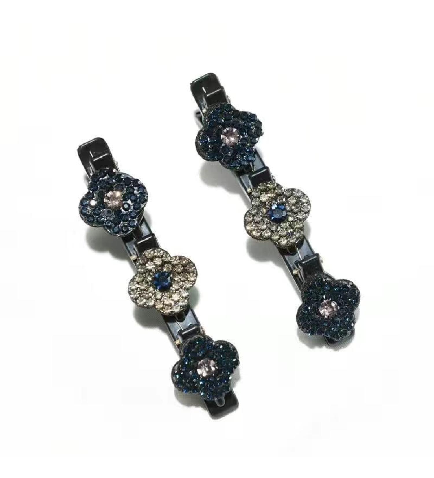 Sparkling Crystal Stone Braided Hair Clips Braided Hair Clips Braided Hair Clips For Women Crystal Stone Braided Hair Clips (N) - Buy Online on GoSupps.com
