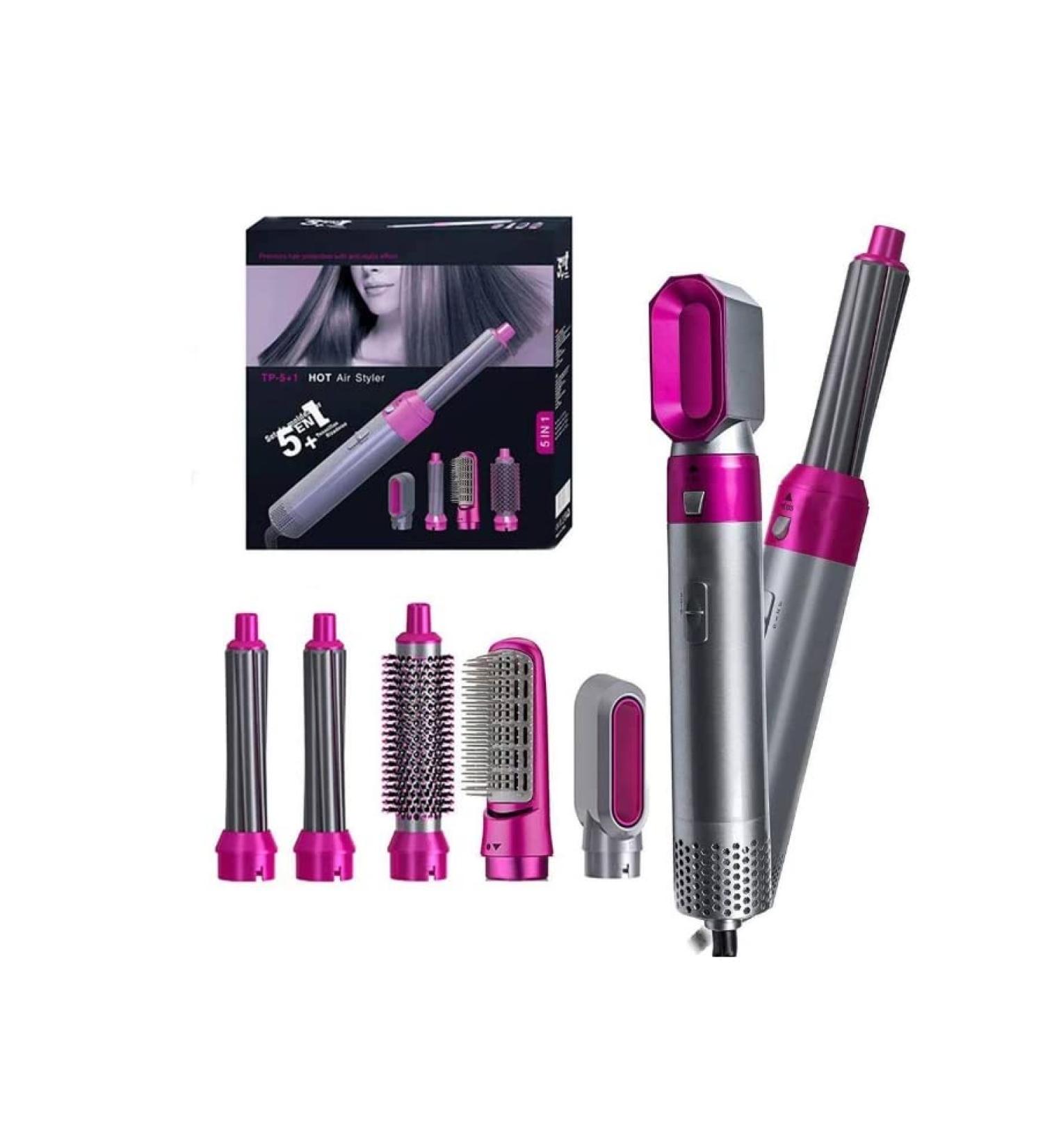 SEDLAV 5-in-1 Volumizing Hair Styler - Versatile Blow Dryer Brush for Straightening Curling Drying & Styling - Buy Online on GoSupps.com