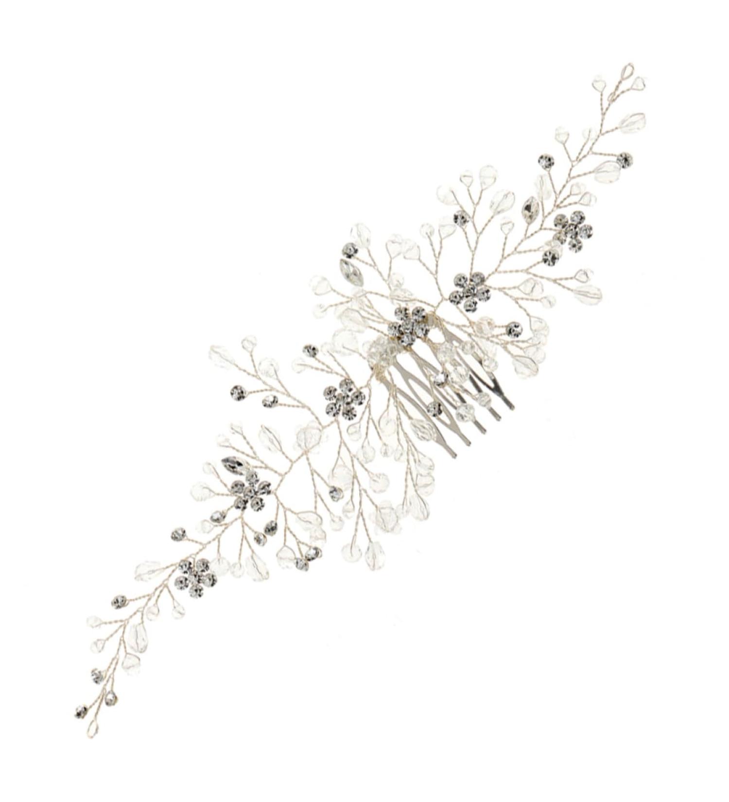 Piece Miss hair pearl Fairy Princess casual crystal bride flowers China Accessories Hanfu hair comb sweet Hair piece headband side clip modeling headgear headband vintage hairpin - Buy Online on GoSupps.com