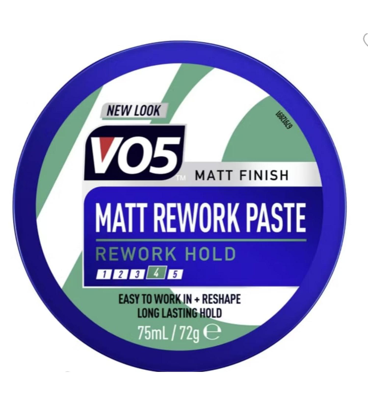 Vo5 Extreme Style Matte Rework Paste 75Ml