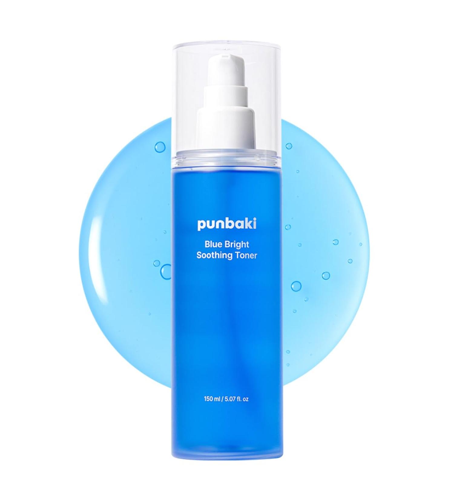 punbaki Blue Alpha Arbutin Soothing Toner 150ml / 5.07 fl. oz Watery Texture Toner Guaiazulene Niacinamide Alpha-Arbutin Arbutin Glutathione Ubiquinone Vitamin C derives Even Skin Tone - Buy Online on GoSupps.com