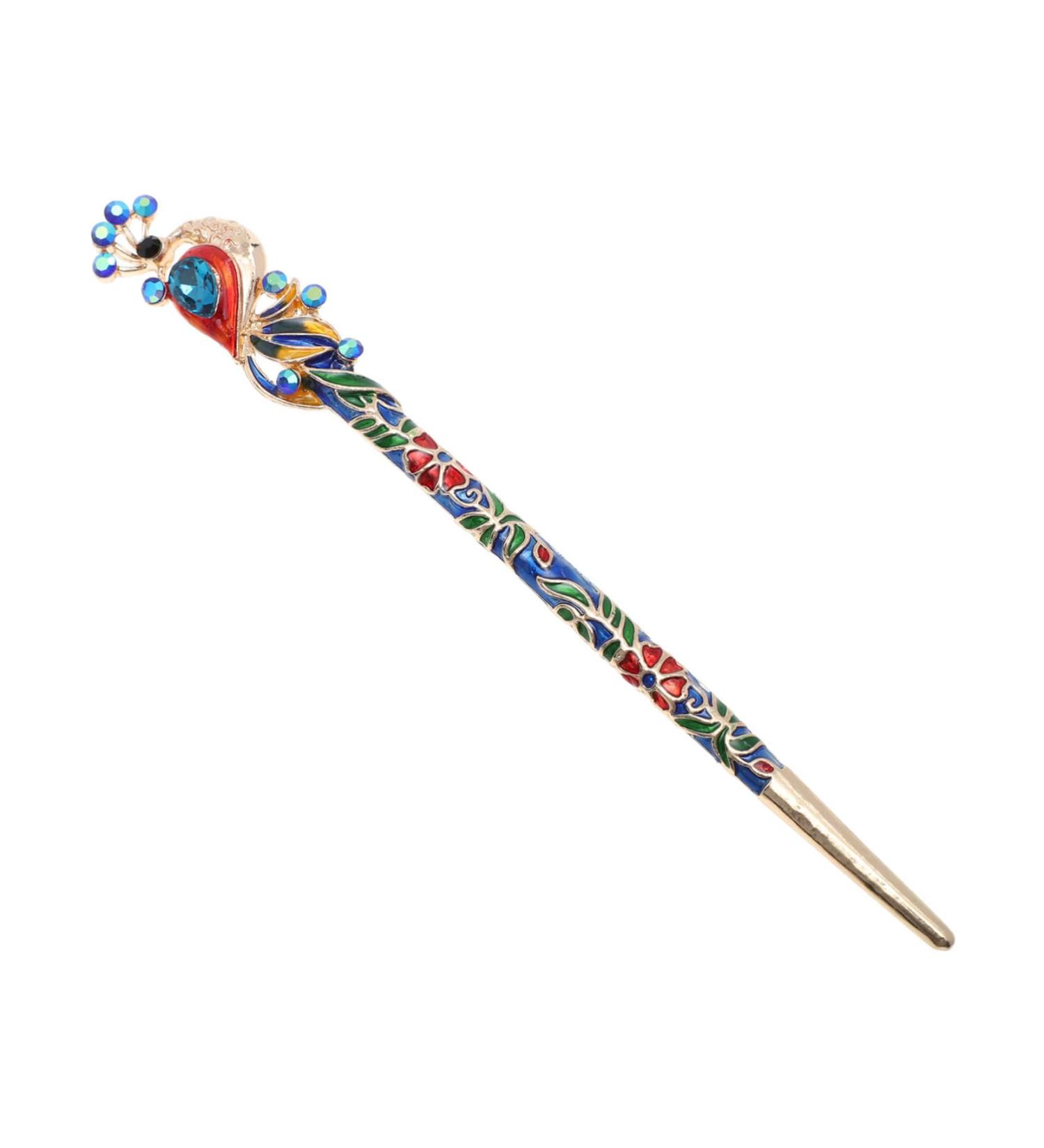 Housoutil Hairpin Hair Fork Metal Hair Clip Chinese Hair Stick Bun Holder Hanfu Hair Accessories Hair Barrette Girl Hair Clips Girls Hair Clips Chinese Style Miss Hair up Alloy - Buy Online on GoSupps.com