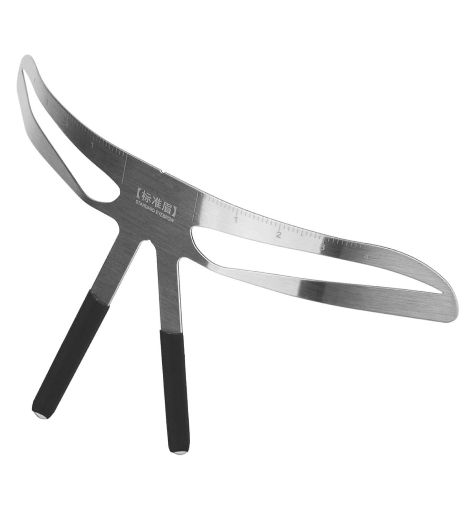 WOFASHPURET Eyebrow Ruler for Girl Stainless Eyebrow Position Ruler Tool Measuring Ruler Eyebrow Marks Portable - Buy Online on GoSupps.com