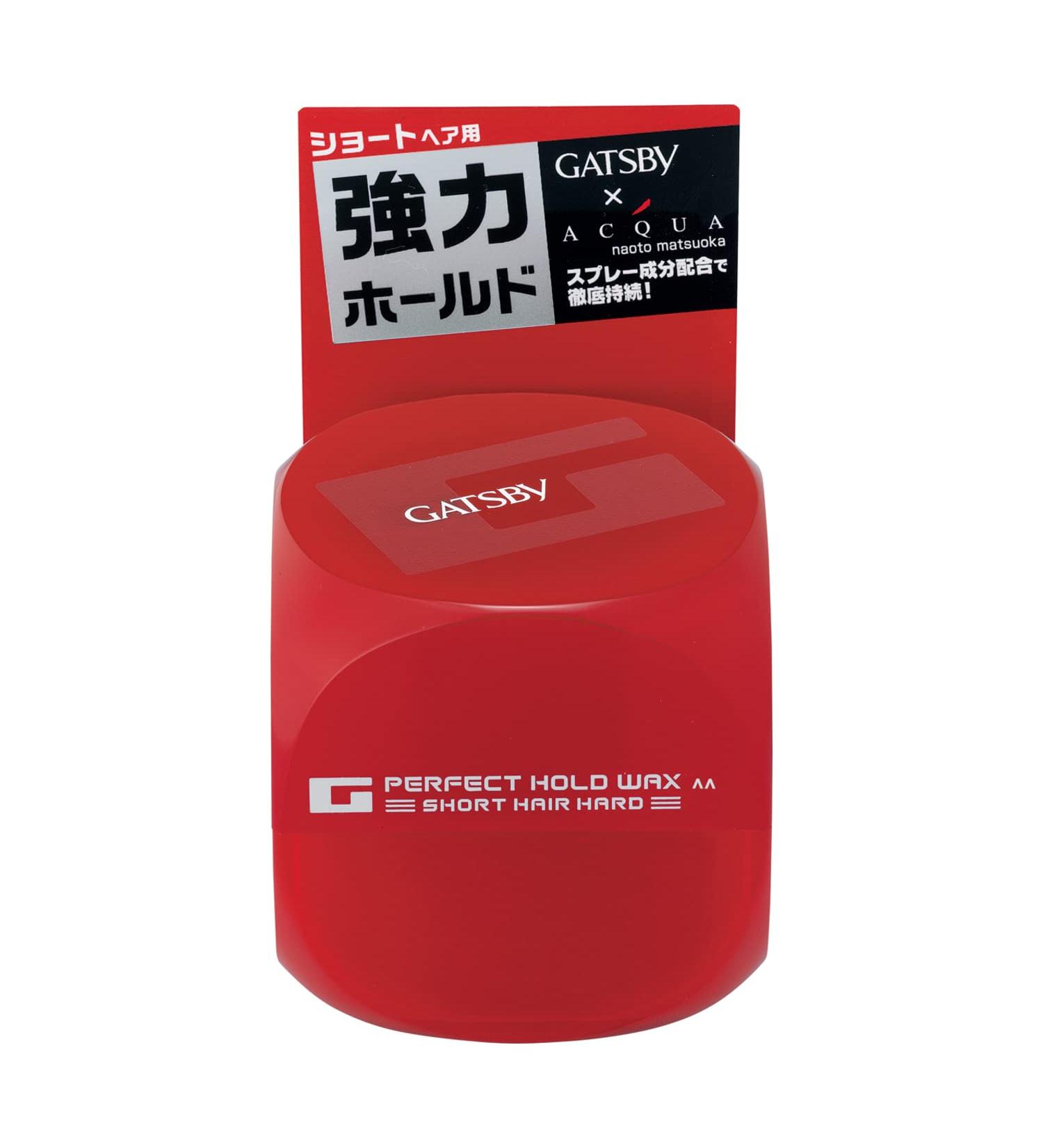 Gatsby Perfect Hold Hard Wax for Short Hair - Strong Hold Styling Wax - Buy Online on GoSupps.com