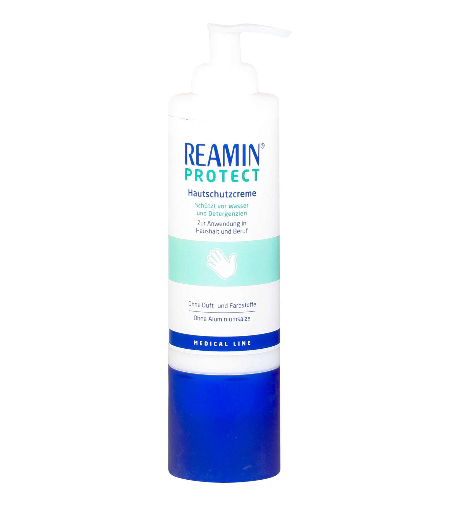 REAMIN Protect skin protection cream dispenser bottle 300 ml