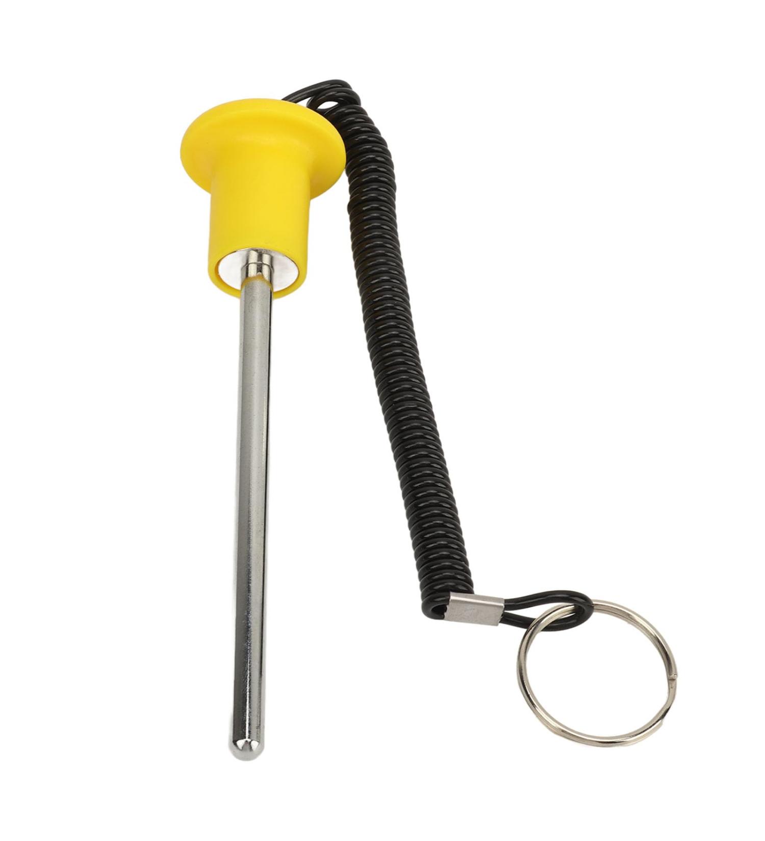 Jopwkuin Gym Weight Stack Pin Safety Lock - 8mm Detent Hitch Pin for Iron Bar - Magnetic Portable Fitness Accessory - Buy Online on GoSupps.com