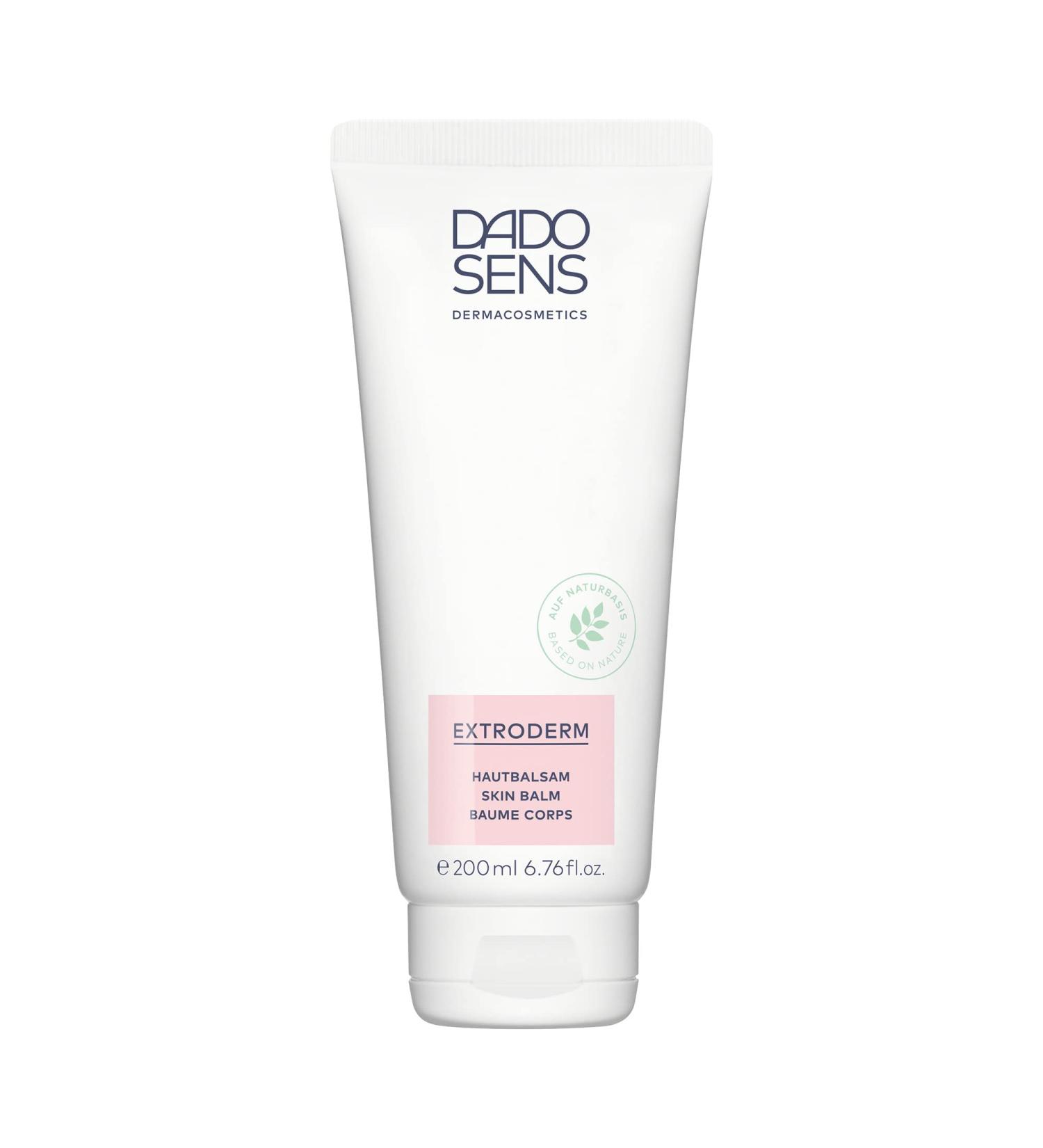DADO SENS EXTRODERM Skin Balm (200 ml) For atopic dermatitis and psoriasis nourishes and soothes dry skin of all ages Particularly gentle moisturizing vegan - Buy Online on GoSupps.com