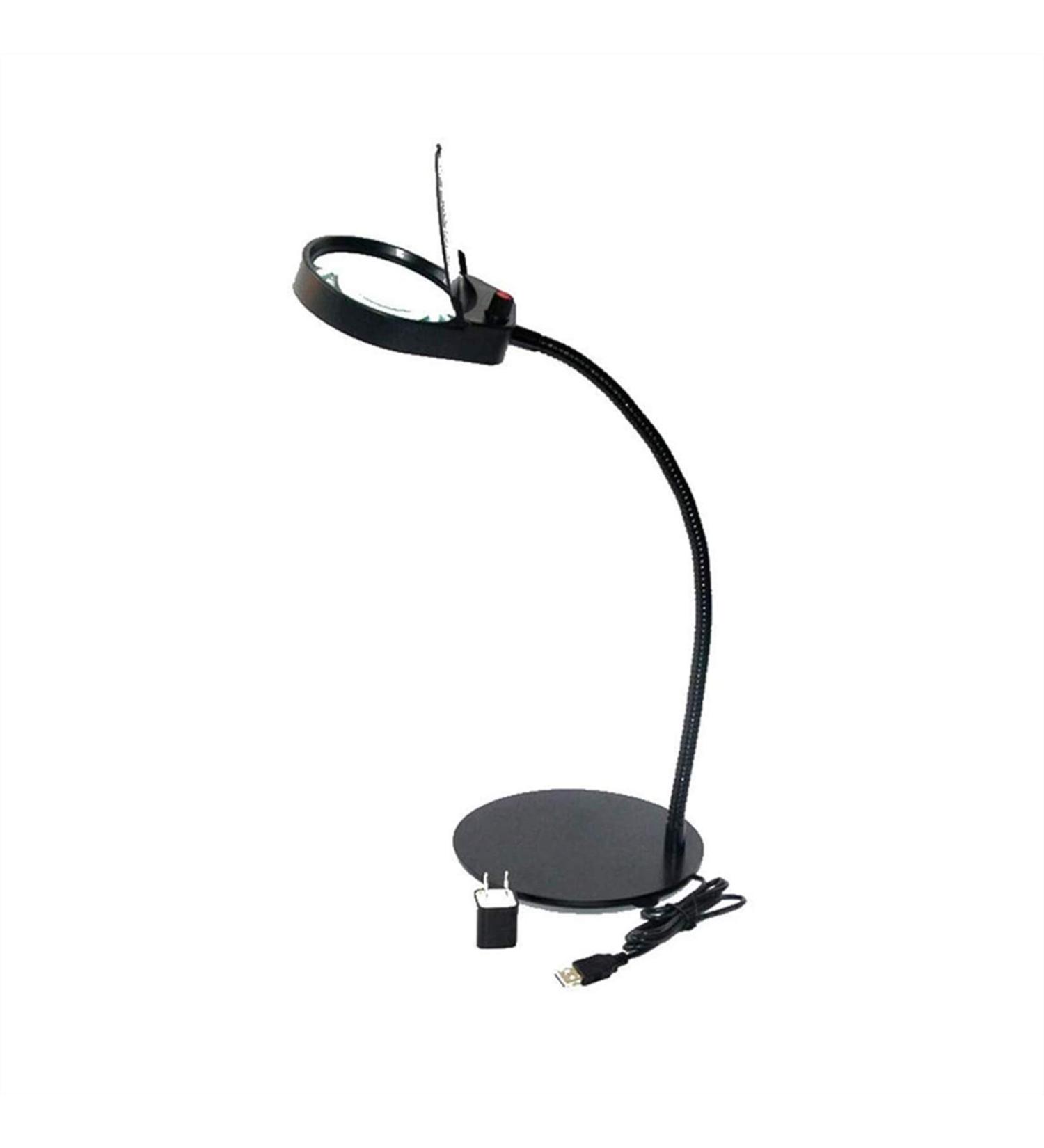 Lightweight Magnifying Glass Desktop Lighted Lens with 100Mm Diameter Portable Magnifying Glass for Reading and Maintenance Lofty Ambition - Buy Online on GoSupps.com