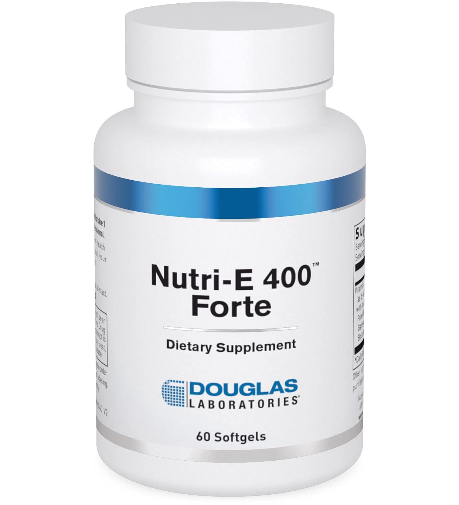 Douglas Laboratories Nutri E-400 Forte | Antioxidant Support for Liver, Immune Function | 60 Capsules - Buy Online on GoSupps.com