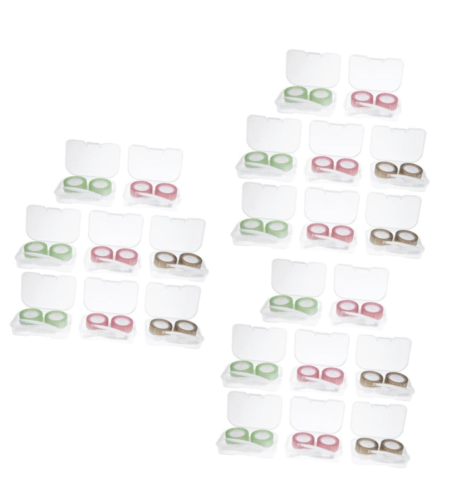 Healeved 24 STK Contact Lens Container - Durable Travel Accessory Case for Practical Lens Storage & Organization - Buy Online on GoSupps.com