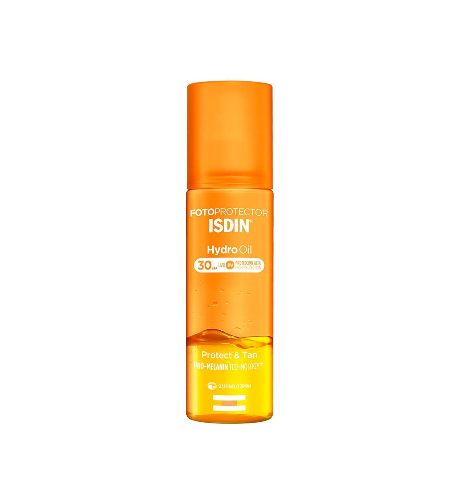ISDIN Fotprotector Hydro Oil LSF 30 - 200ml | Best Sun Protection & Tanning Oil | 2-Phase Light Formula - Buy Online on GoSupps.com