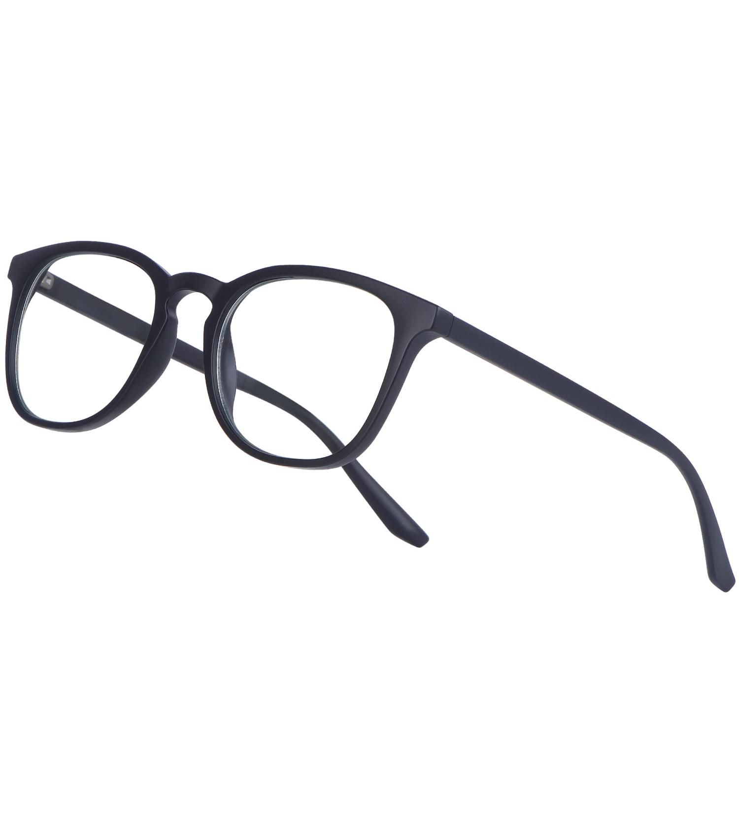 Vimbloom Blue Light Blocking Glasses for Men Women - Anti Eye Fatigue, Anti Glare Computer Gaming Glasses with UV Protection - Modern Black Matte Frame - Buy Online on GoSupps.com