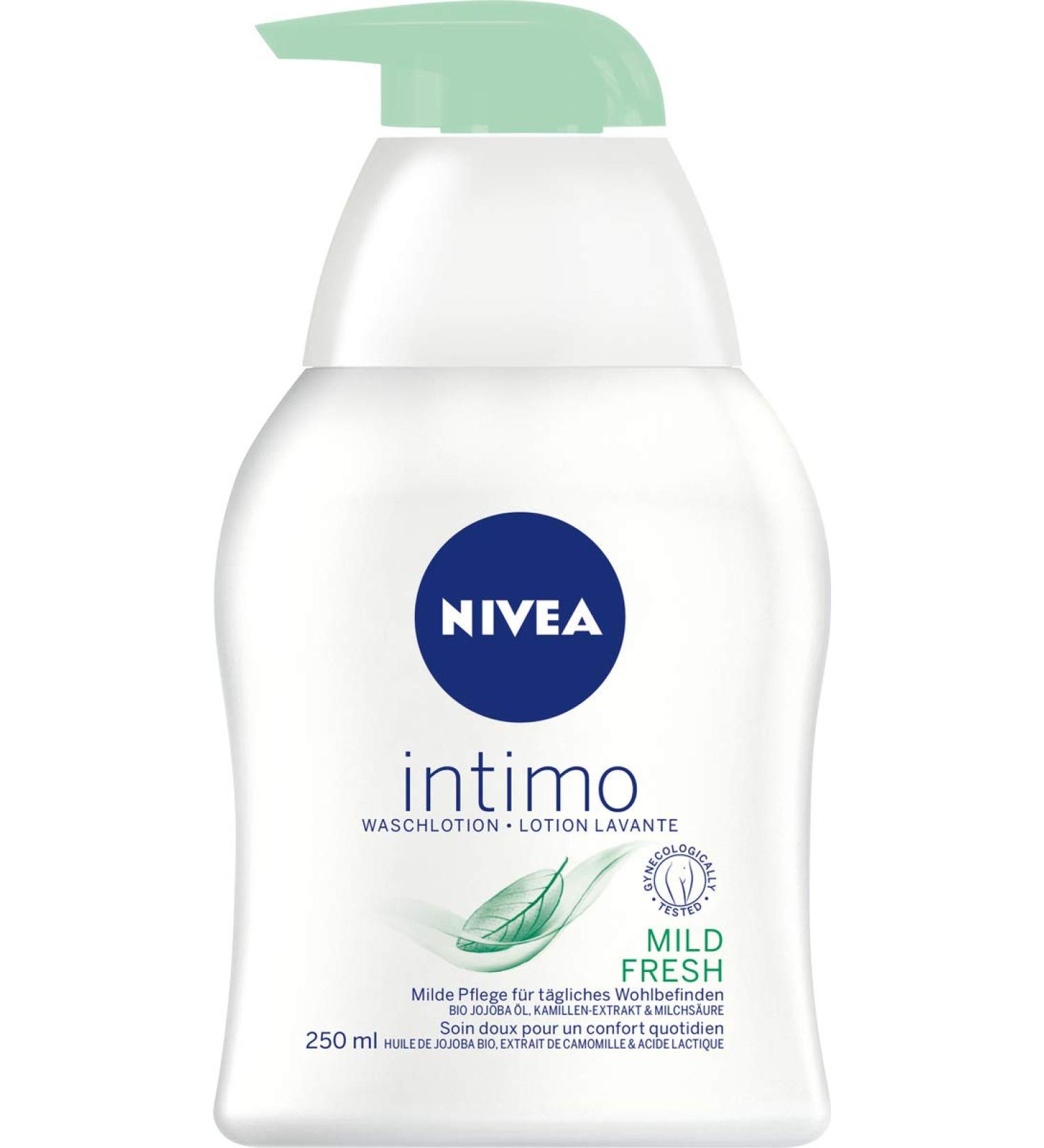 Nivea Intimo Natural Fresh Intimate Care Wash Lotion - 250 ml | Gentle Intimate Hygiene for Women | Buy Online Worldwide - Buy Online on GoSupps.com