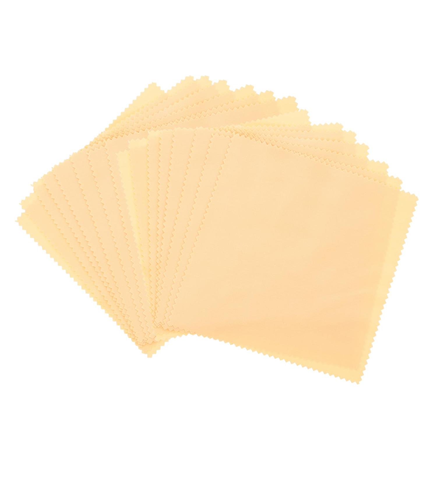 Beavorty 100pcs Microfiber Glasses Cleaning Cloths - Ultra Soft Lens & Screen Cleaner Wipes for Laptops Phones & Cameras - Yellow 14x14cm - Buy Online on GoSupps.com