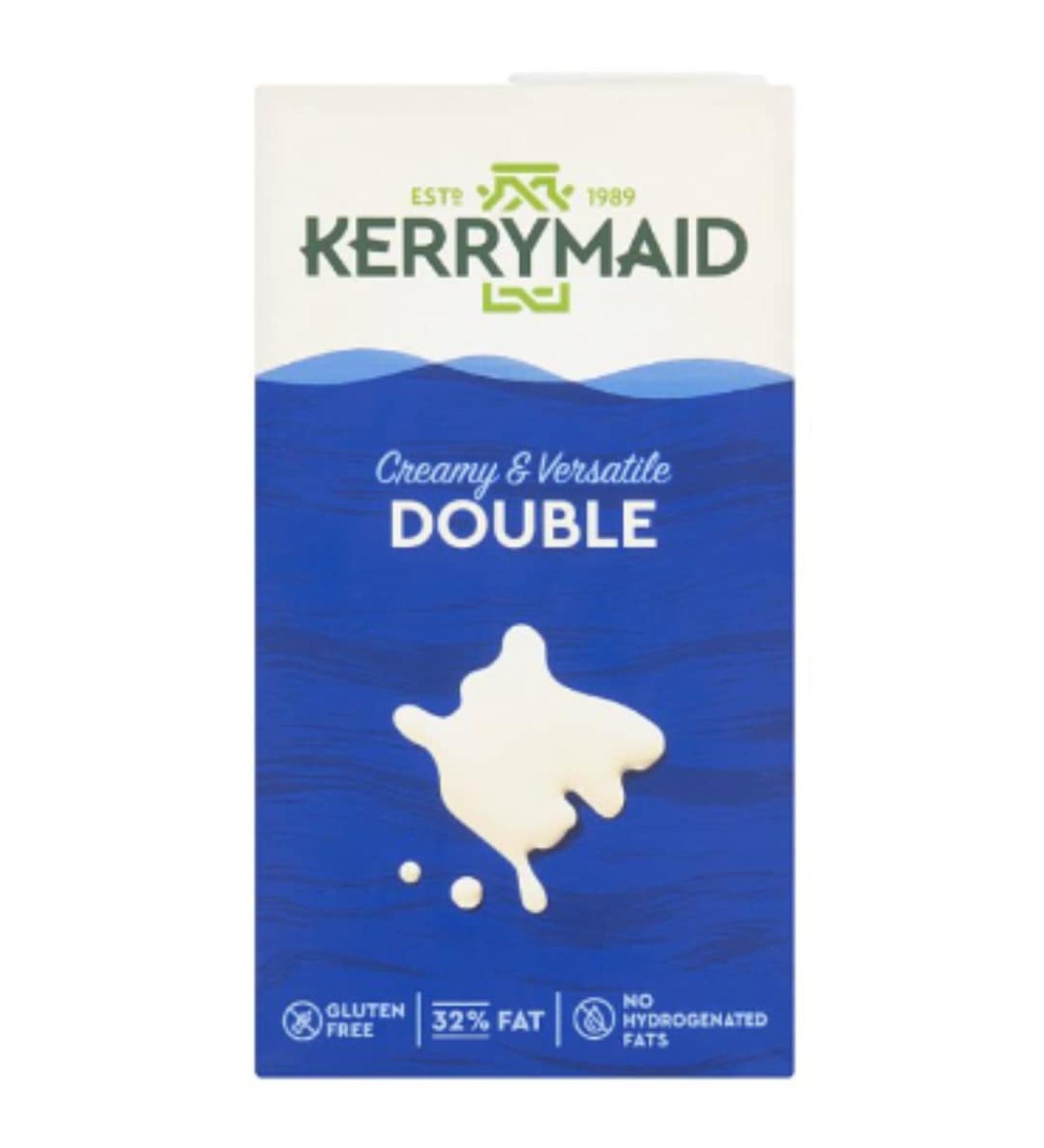 Kerrymaid Double UHT 1L x 12 Double Cream 12 1 l (Pack of 12)