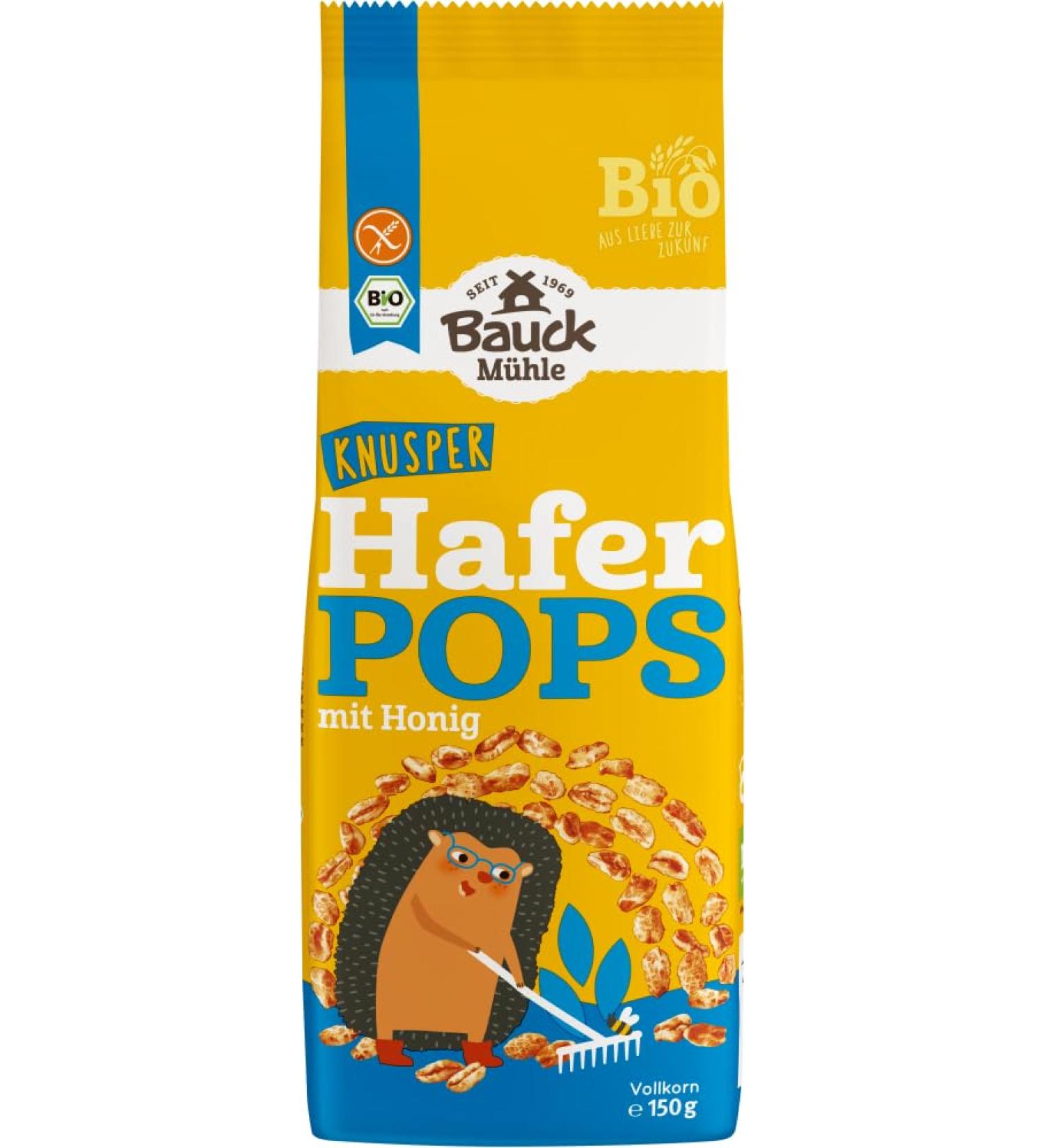 Bauck Oat pops with honey glutenfree organic 6 x 150 g Honey 900 g 1er Pack