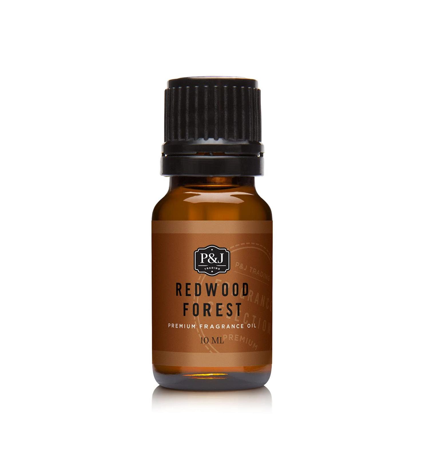 P&J Trading Fragrance Oil | Redwood Forest 10ml - Scented Oil for Soap Making  Diffusers  Candle Making  Lotions  Haircare  Slime  and Home Fragrance