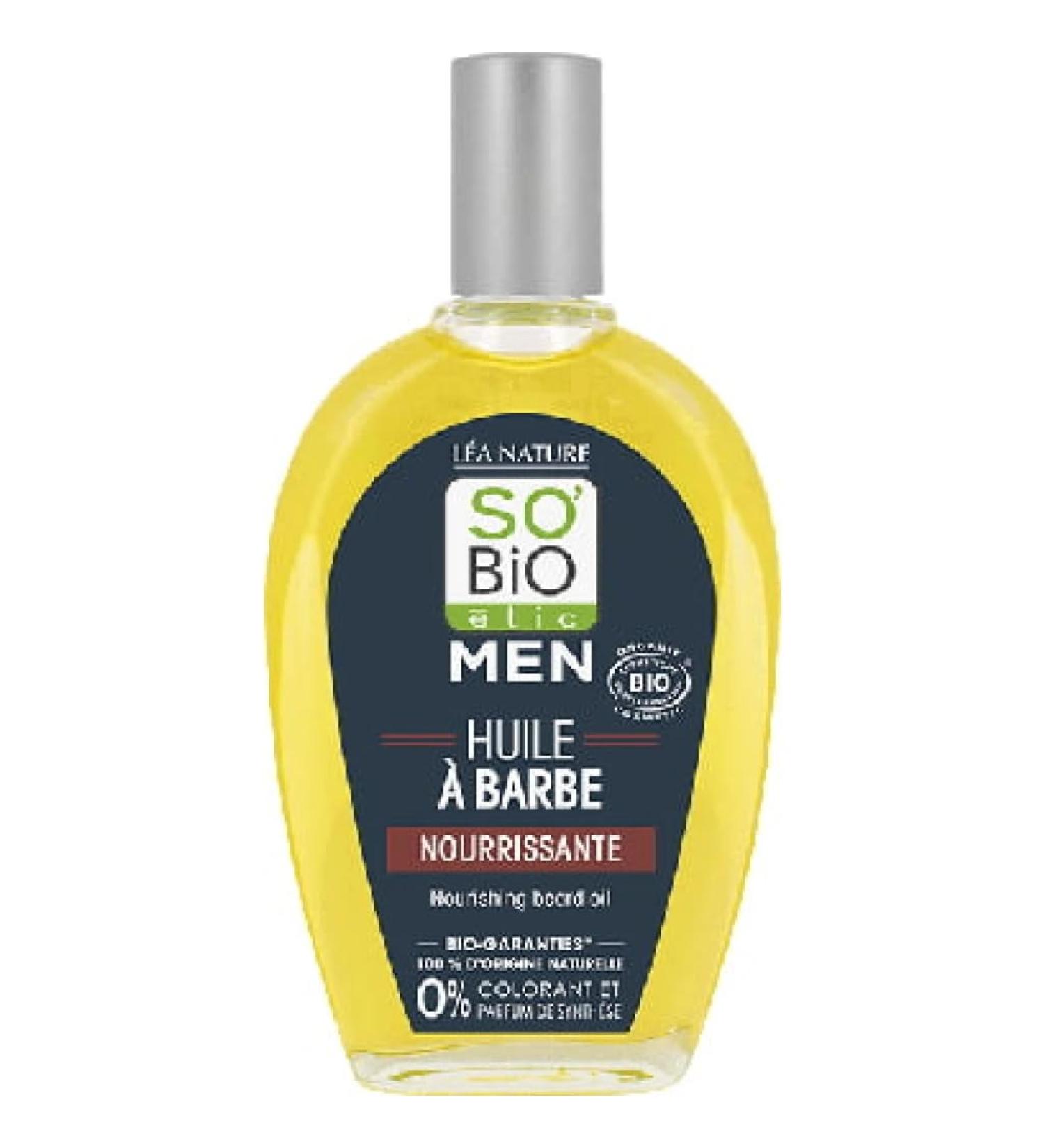 So'Bio tic Men Huile Barbe Nourrissante Bio 50ml