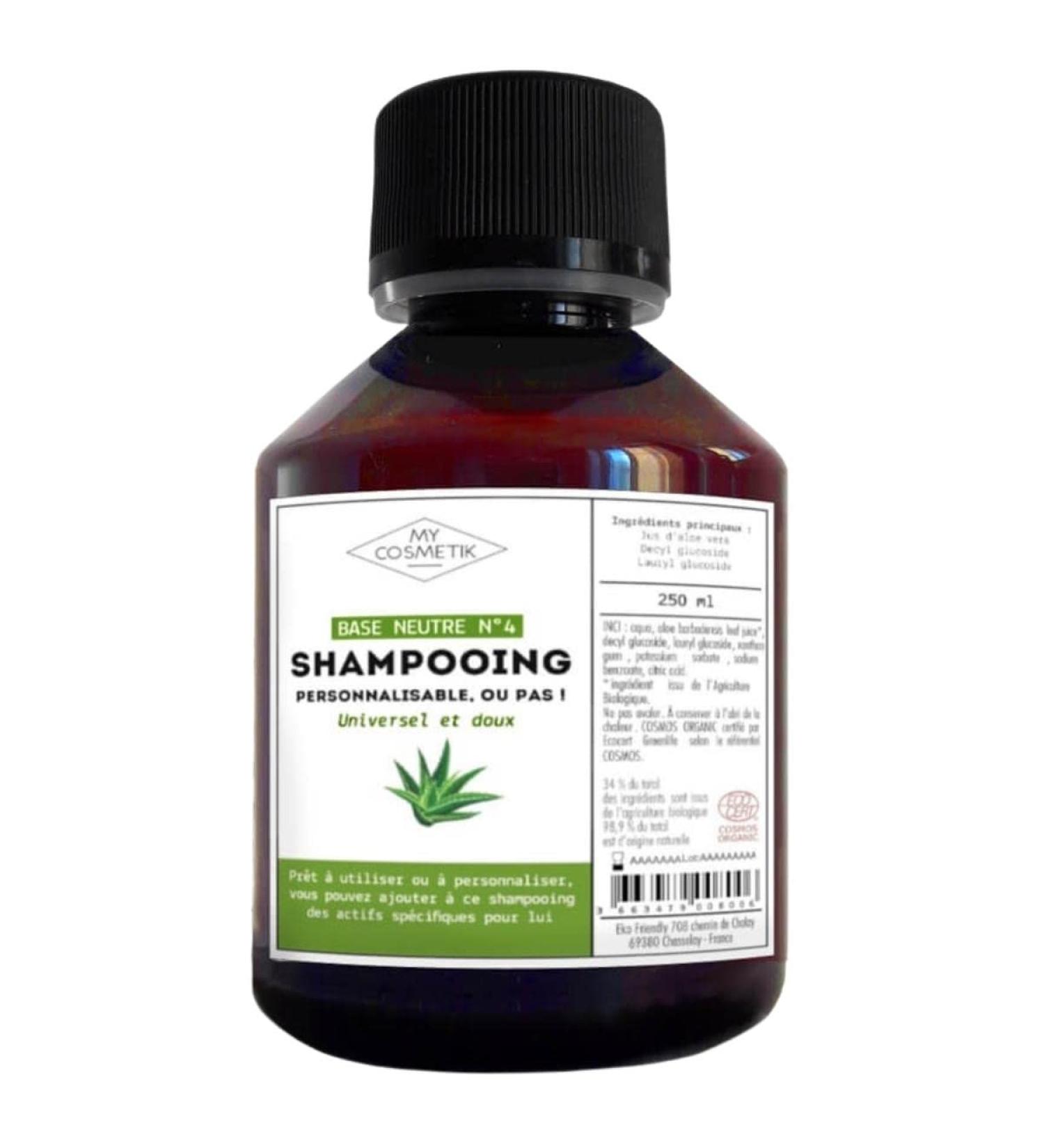  MY COSMETIK MY COSMETIK - COSMOS Organic Neutral Shampoo Base - Gentle and rich in aloe vera juice - For all hair types - 250 ml - Buy Online on GoSupps.com