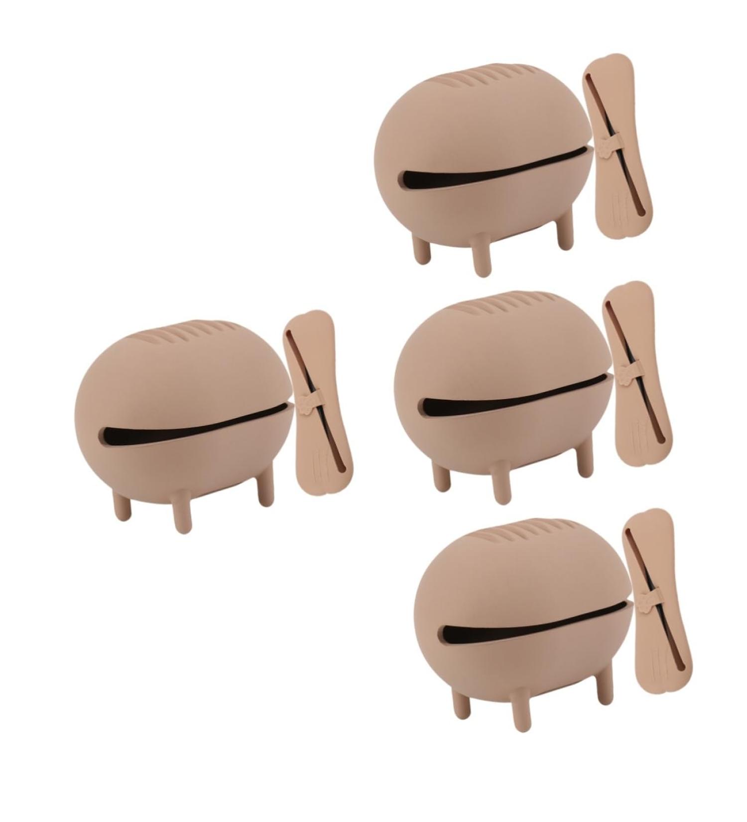 Ipetboom 4 Sets Silicone Beauty Tools Egg Toiletries Silica Gel Travel - Buy Online on GoSupps.com