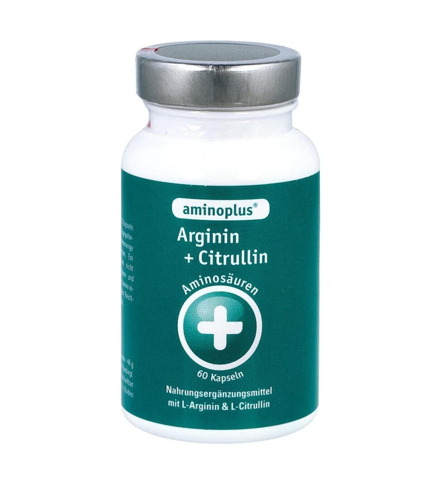 Aminoplus Arginine + Citrulline Capsules 60 pcs | Boost Energy & Performance | International Shipping Available - Buy Online on GoSupps.com