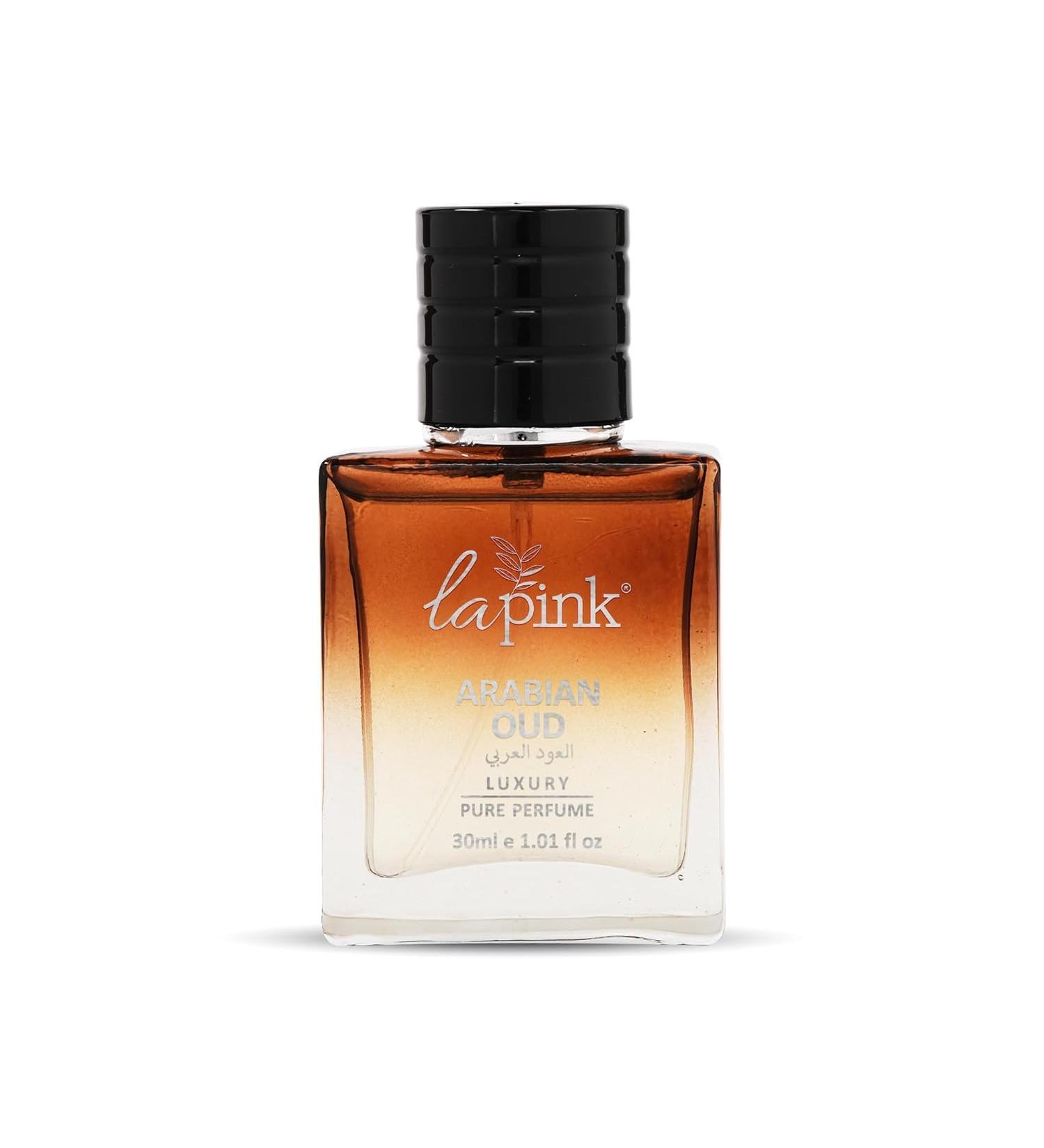 La Pink Ar"abian Oud Luxury Perfume for Men 30ml | French Premium Pure Perfume | Amber Oud & Warm Spicy Notes | Long-Lasting 12+ Hours | Suitable for Every Occasion - Buy Online on GoSupps.com