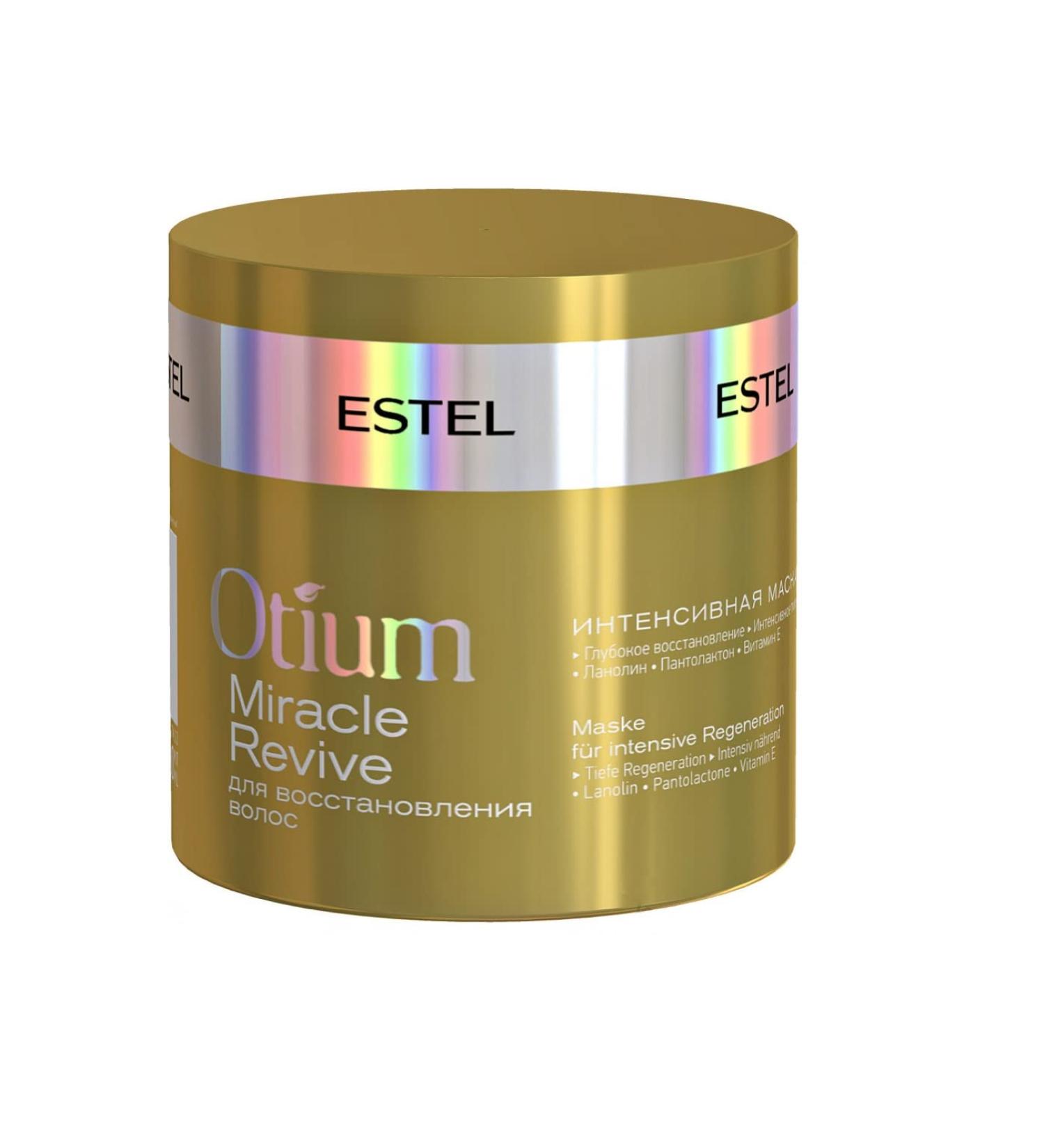 Estel OTIUM Miracle Revive Intensive Mask 300ML - Hair Restoration for Damaged & Brittle Hair | Nourishing Lipid Barrier Treatment - Buy Online on GoSupps.com