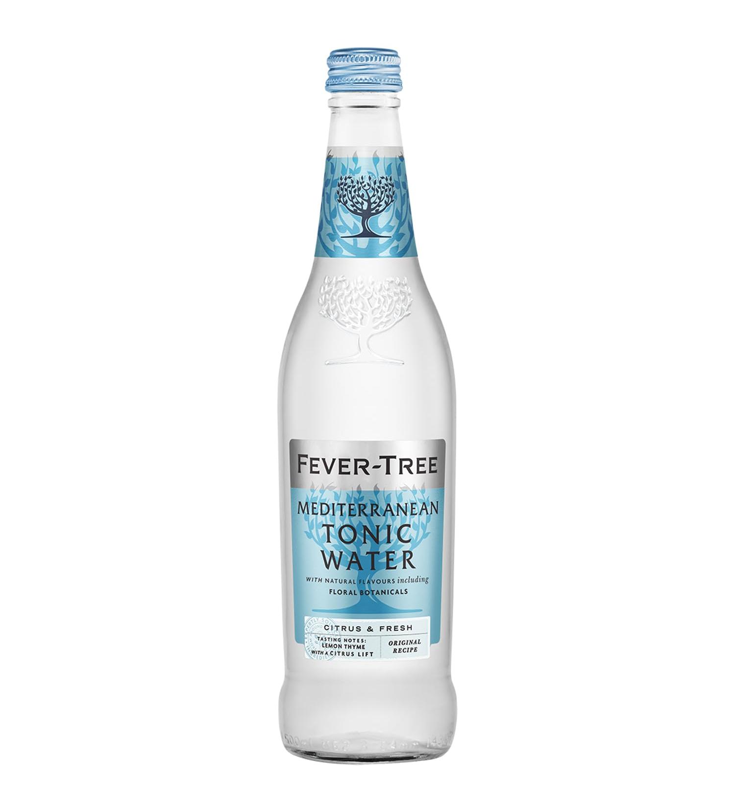 FEVER-TREE - 8 Bottles of 500 ml of Mediterranean Tonic Water - Lemon and aromatic herbs - Soda - Buy Online on GoSupps.com