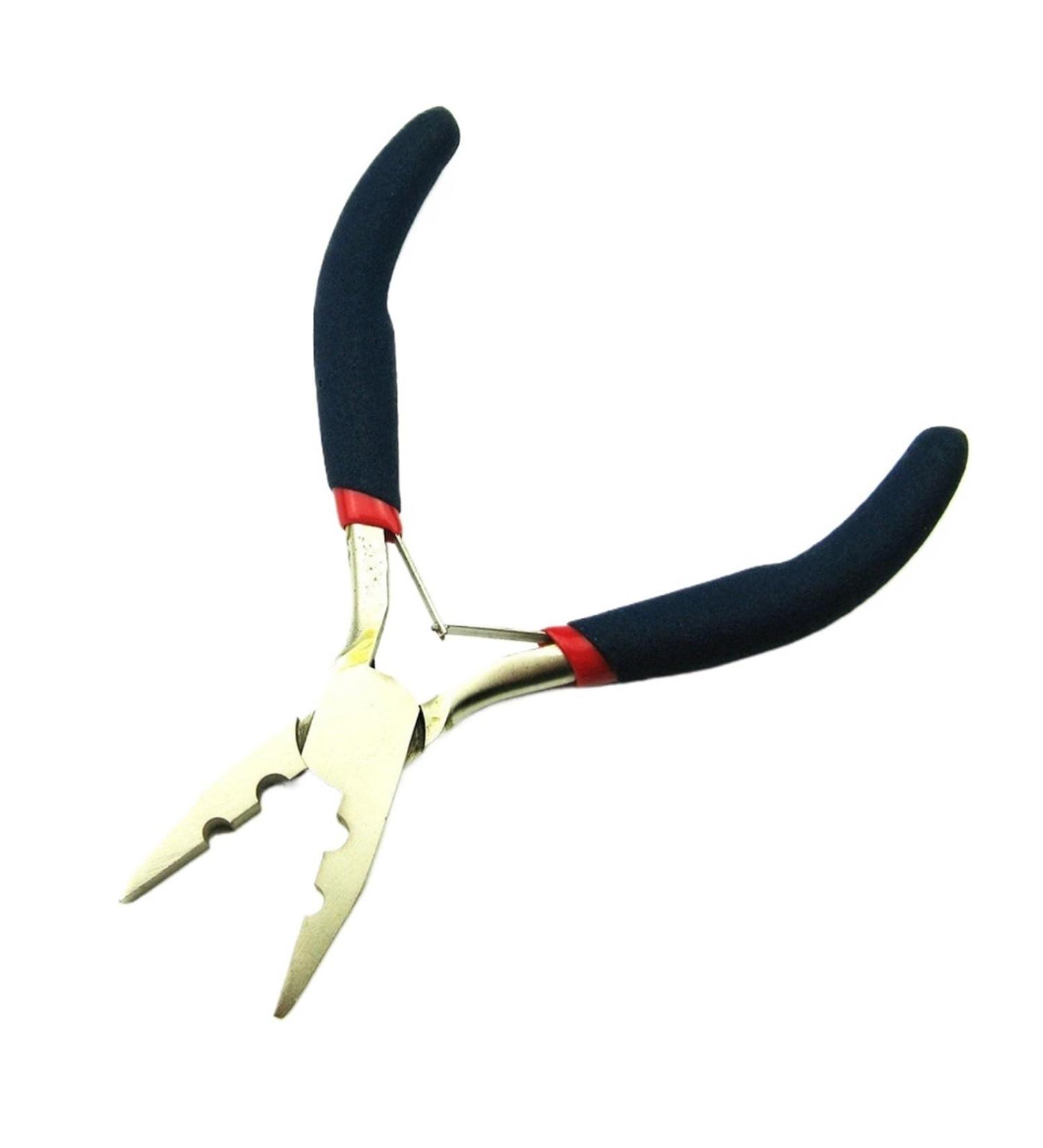 Hair Pince Plate Plier Hair Extensions Pliers Professional Rings for Nano Silicone Micro Beads Tool Hair Extension Pliers (Color : 1unit Blue) - Buy Online on GoSupps.com
