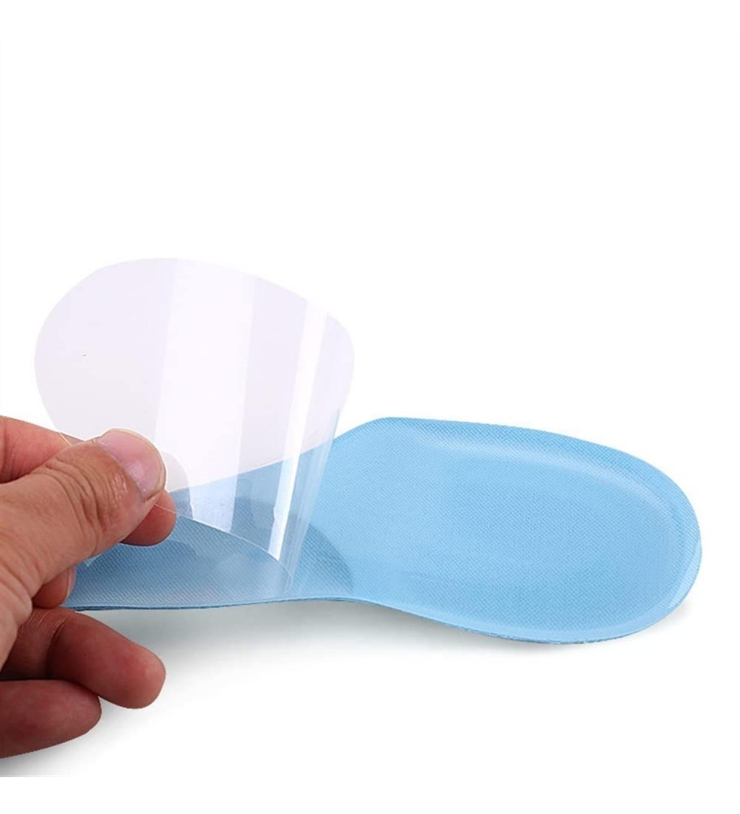 Muyin Heel Pillow for Achilles Treatment - Soft Gel Liner Reusable Women s Foot Care Lycra Blue Size S - Heal Dry Cracks & Walk Comfortably - Buy Online on GoSupps.com