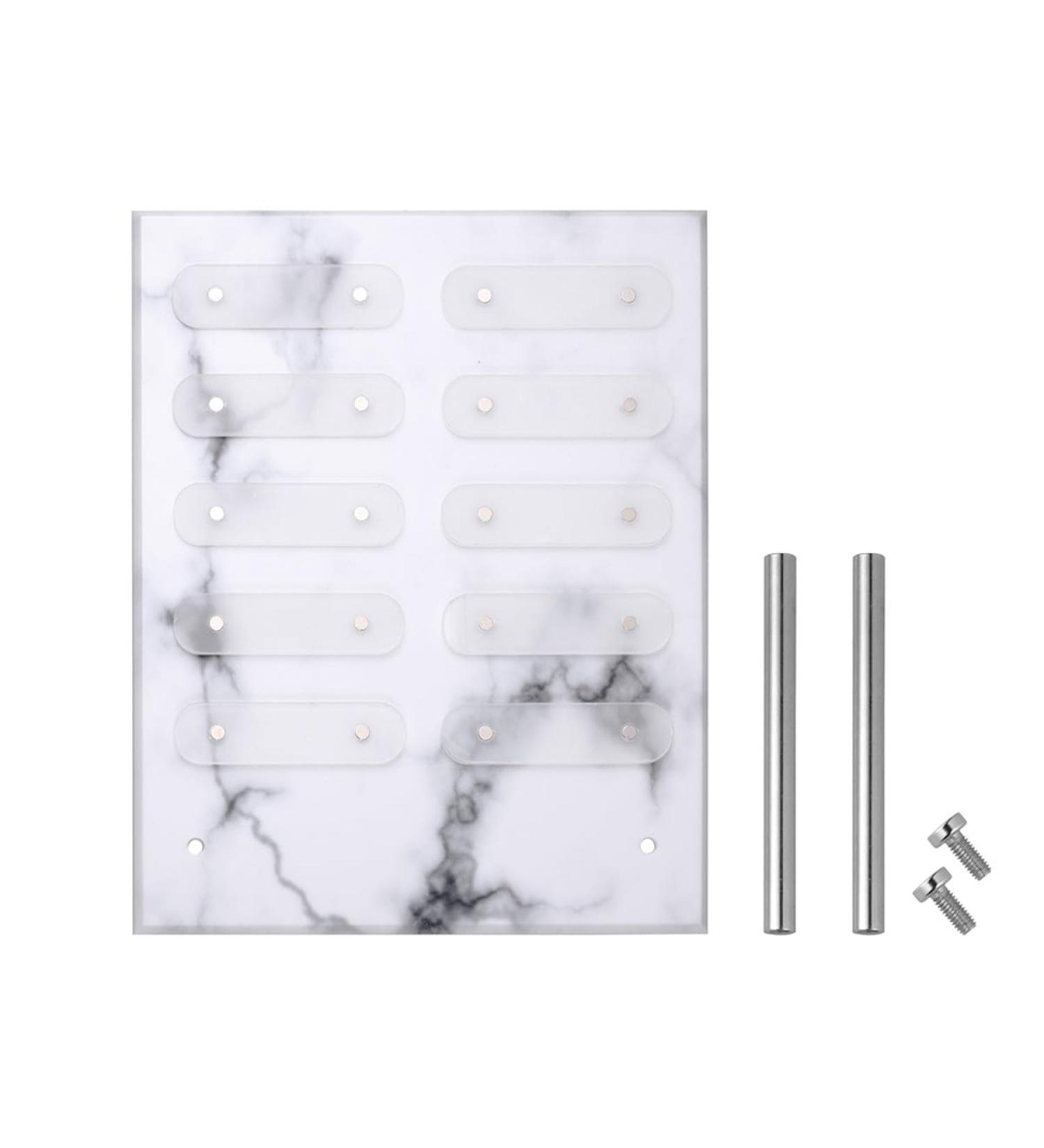Homoyoyo Pr sentoir d' chantillons d'Ongles en Acrylique Motif Marbre Petit Format Tableau de Couleurs de Vernis Ongles Support Amovible Outil Pratique pour Nail Art et Salon de - Buy Online on GoSupps.com