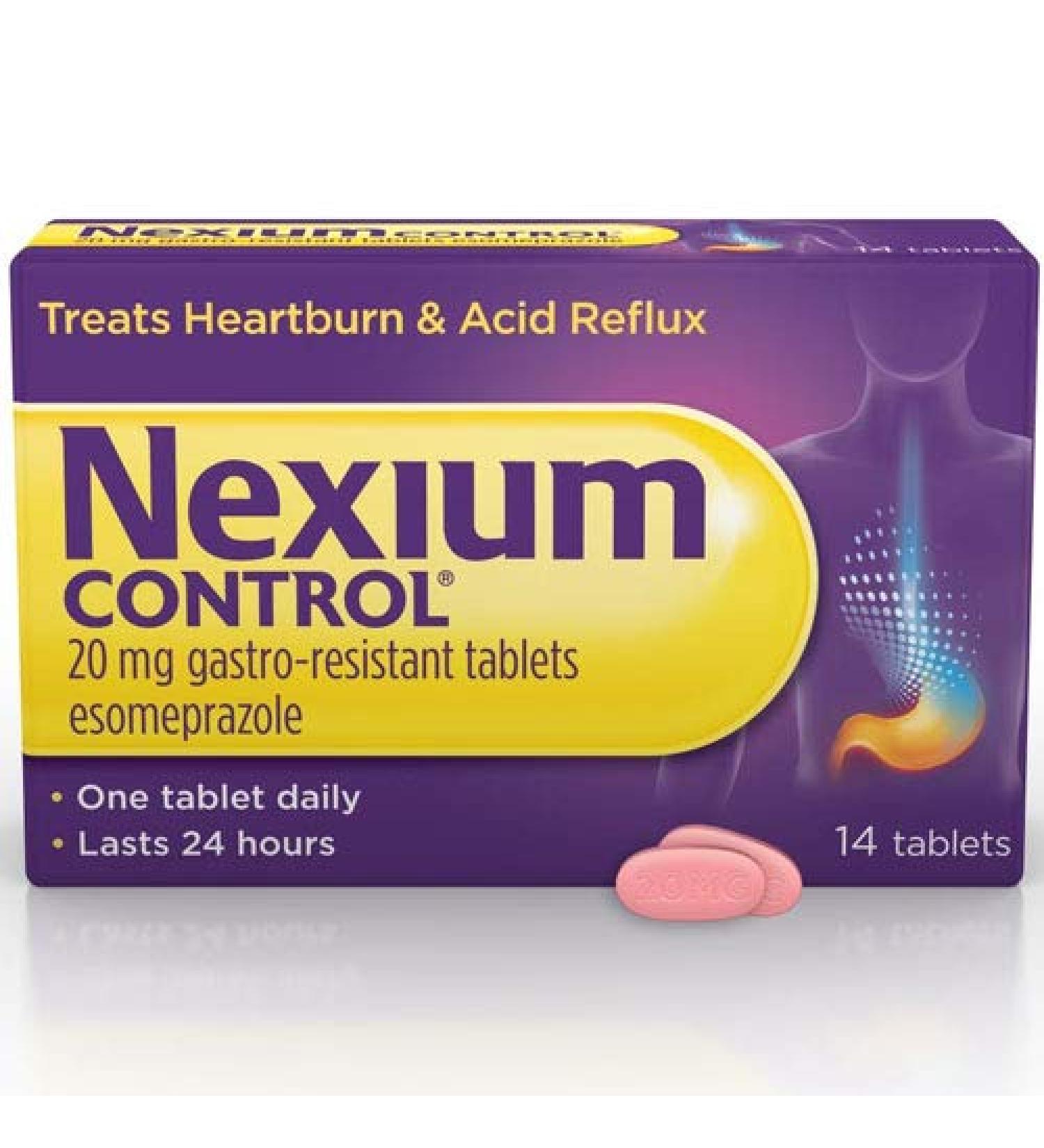 Nexium Control 20 mg 500 ml Tablet 14 Count (Pack of 1)
