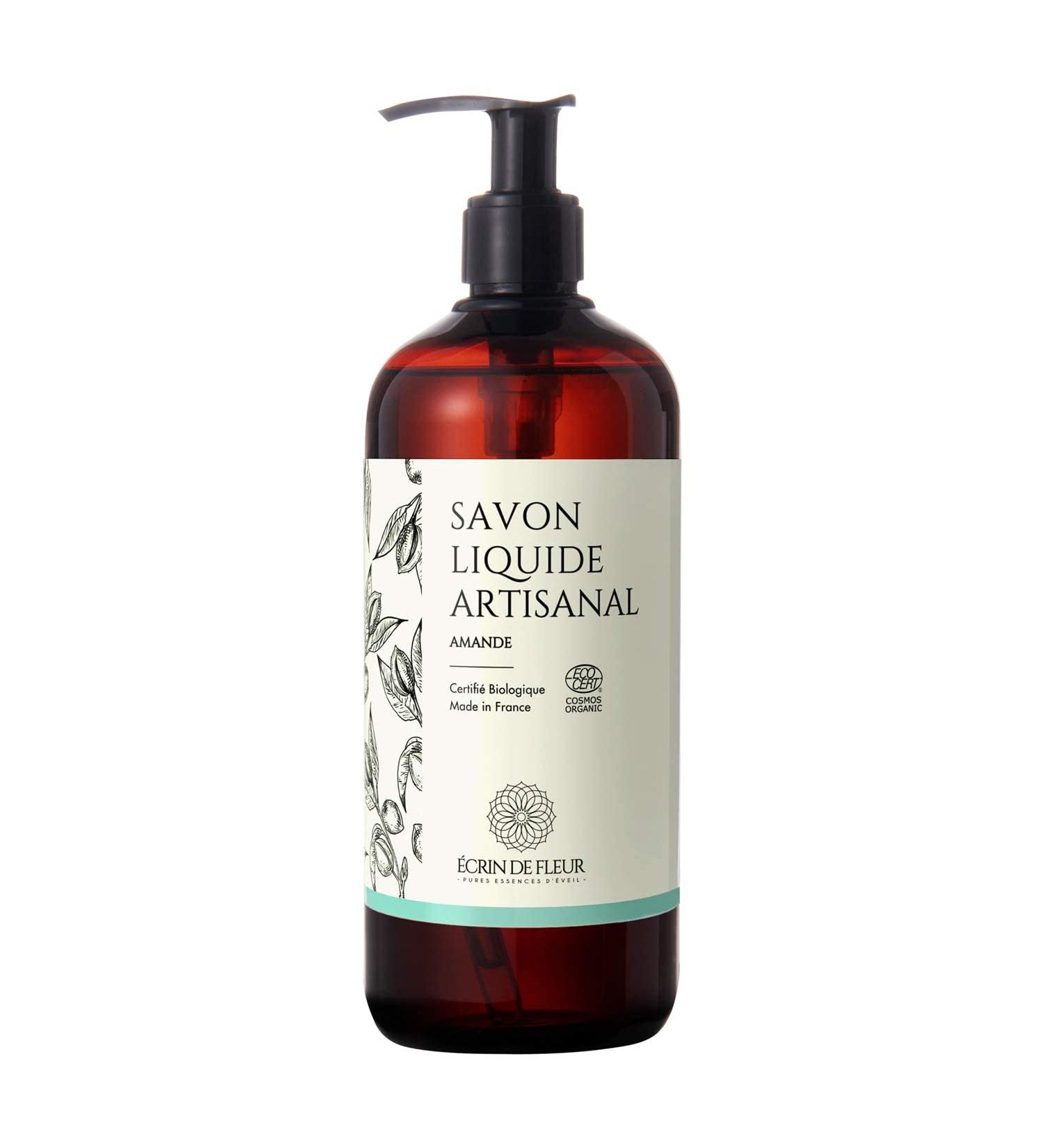  CRIN DE FLEUR Ecrin De Fleur - Certified Organic Almond Liquid Soap Hands & Body 1x500ml - Buy Online on GoSupps.com