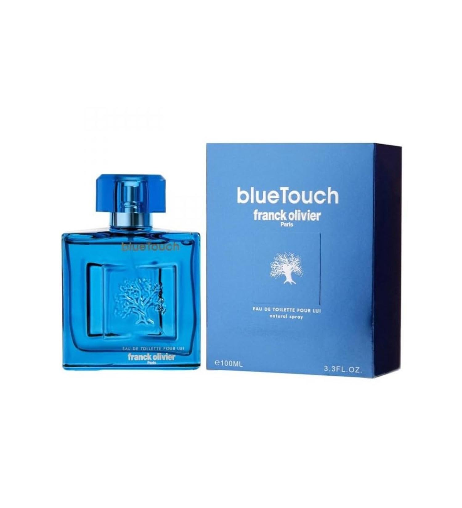 Franck Olivier Eau de Toilette Spray for Men Blue Touch 3.4 Ounce Lemon 3.4 Fl Oz (Pack of 1)