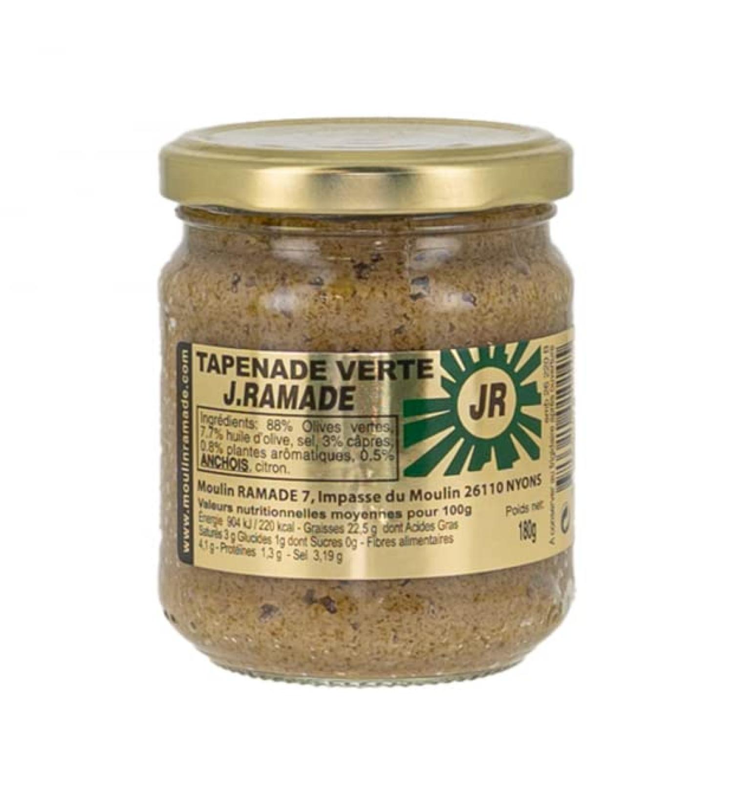 Green Tapenade 180g - Moulin Ramade