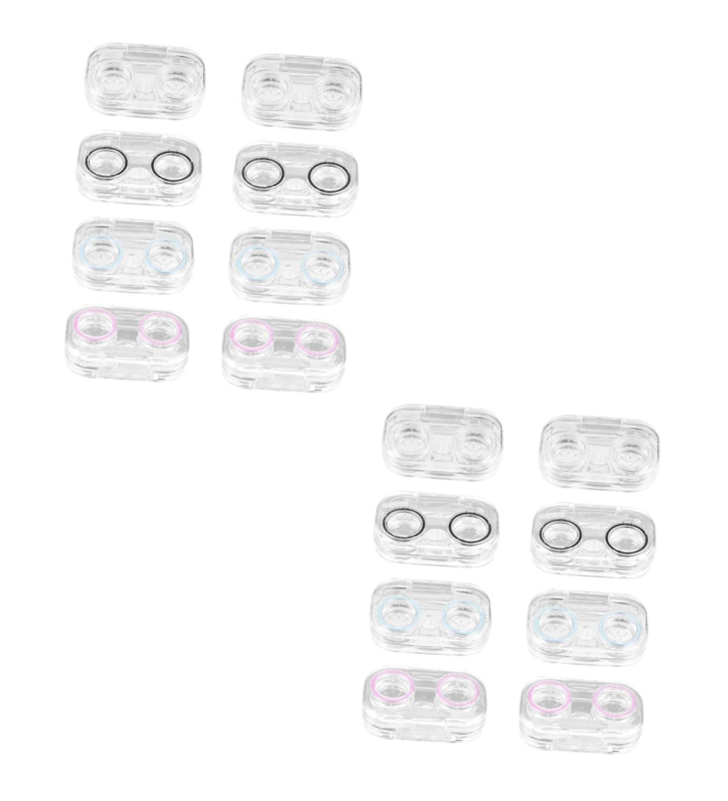 Gleavi Mirror 2 Sets - 8-Part Transparent Glasses Case & Portable Eye Care Container for Travel - Buy Online on GoSupps.com