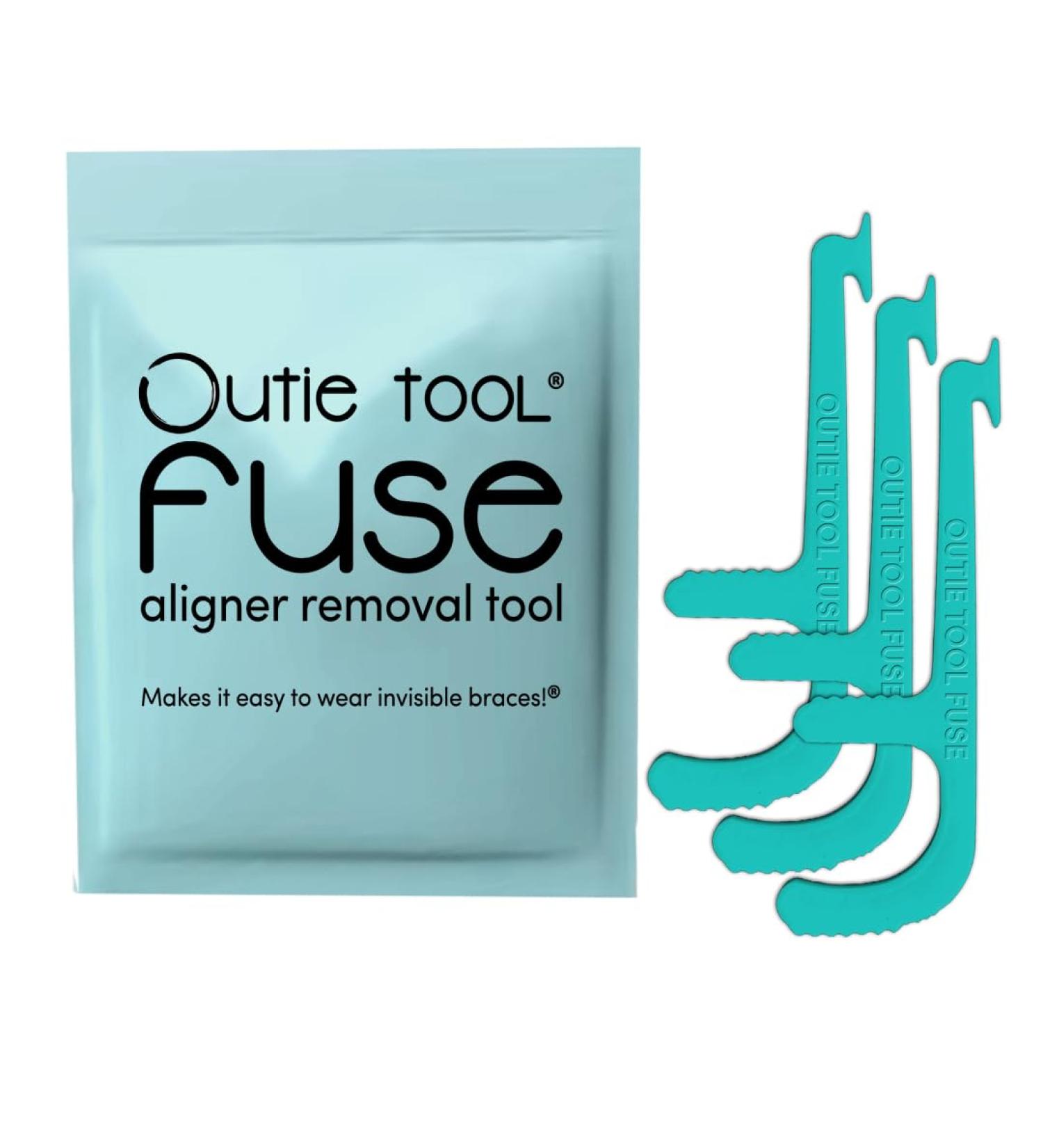 2 in 1 Outie Tool FUSE Aligner Remover for Invisible Braces | 3 Pk | Teal - Buy Online on GoSupps.com