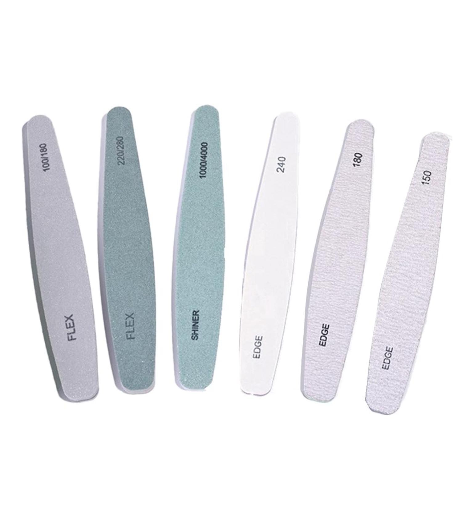 Niniang 6-Piece Nail File Manicure Tool Set Washing Sand Polishing Sponge Manicure Wipe Professional Nail Trimming Tool Professional Nail Trimming Tools - Buy Online on GoSupps.com