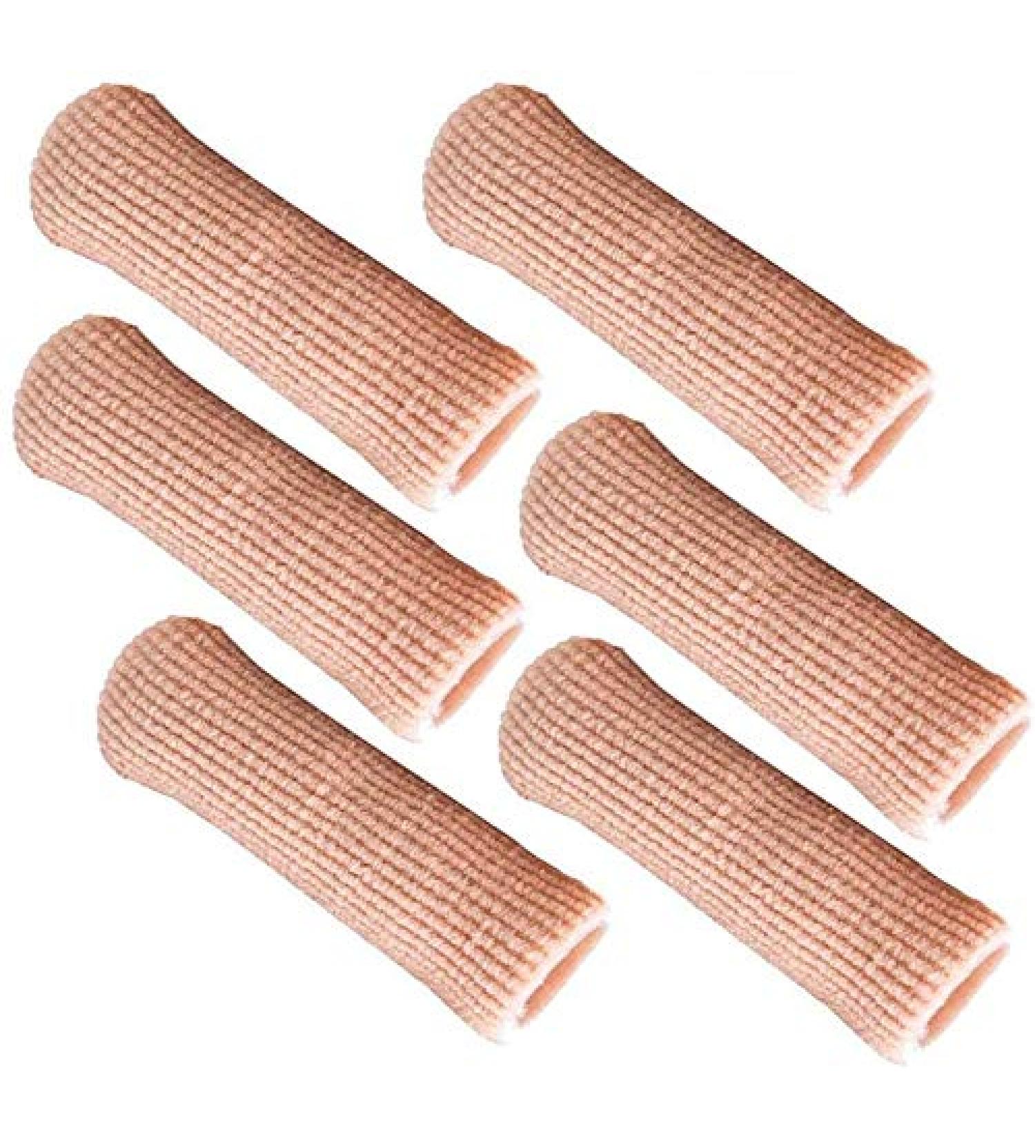SOHLER Closed Toe Caps 6-Pack - Small (3/8 x 2-1/2) - Finger Covers with Soft Gel Lining - Buy Online on GoSupps.com