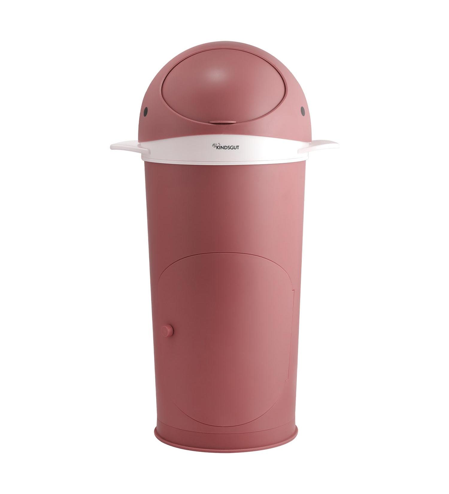 Kindsgut Windeleimer Wal Altrosa - Odor-Tight Diaper Bin with Refill Film Easy Clean & Eco-Friendly Design - Buy Online on GoSupps.com