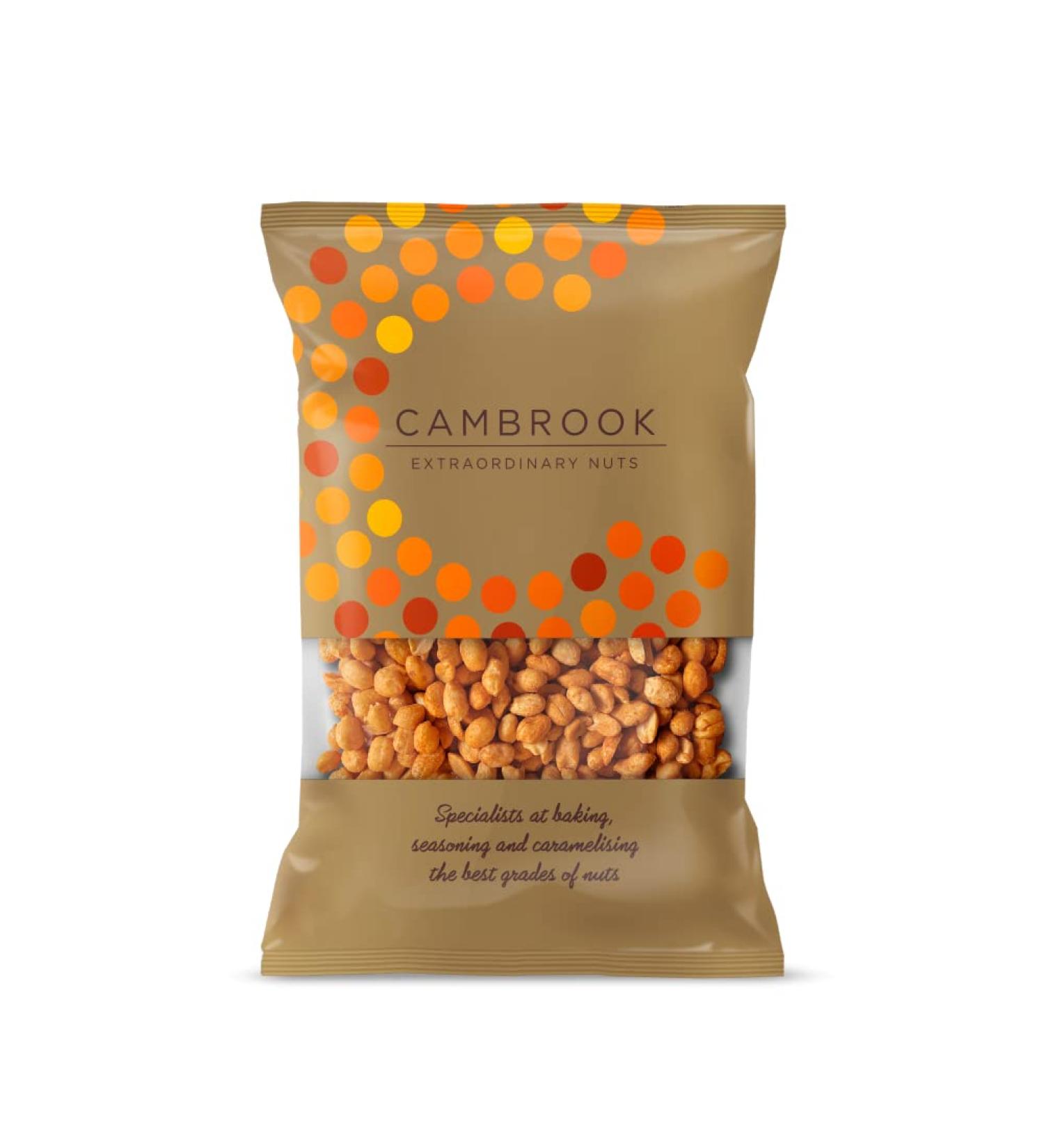 Cambrook Baked Sweet Chilli Peanuts 1kg Bag - Premium Quality Gluten-Free Vegan Nuts - Buy Online on GoSupps.com