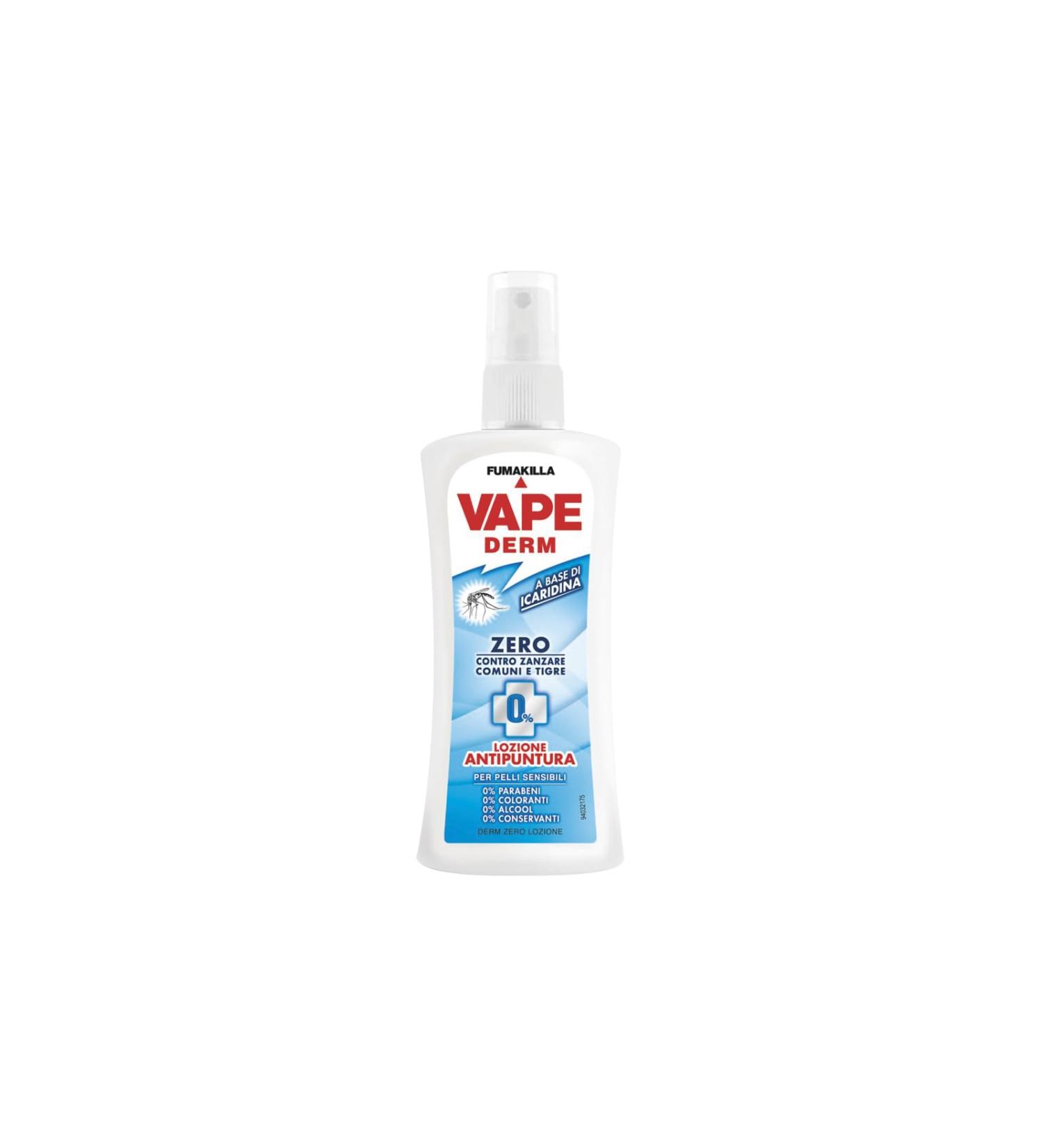Vape Derm Zero - Lozione Antipuntura Contro Zanzare 100ml - Buy Online on GoSupps.com