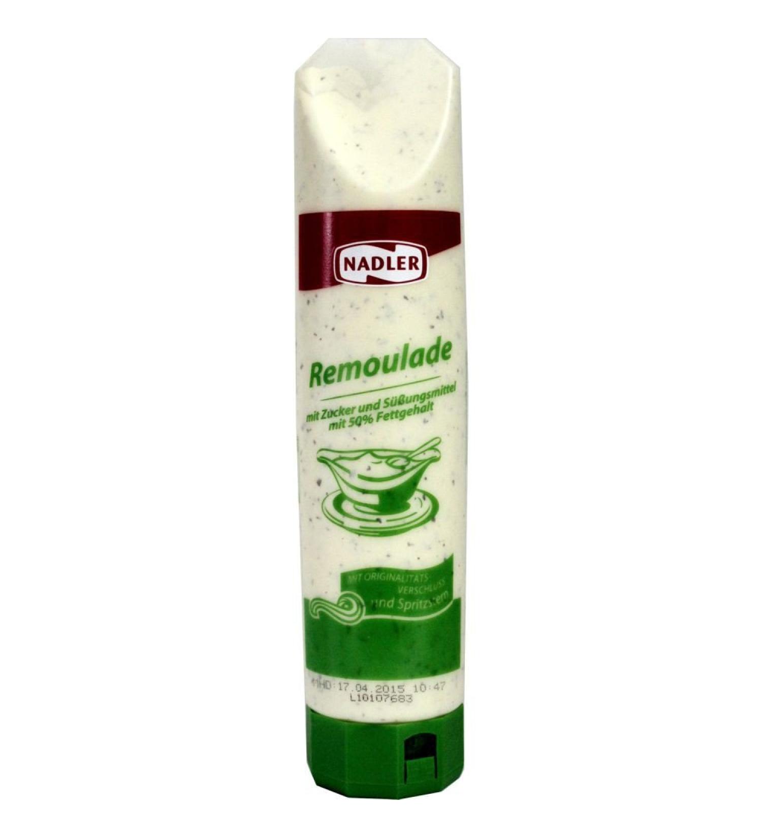 Nadler Remoulade 875ml - Creamy Sauce with 50% Fine Vegetable Oil for Gourmet Dishes | International Shipping Available - Buy Online on GoSupps.com