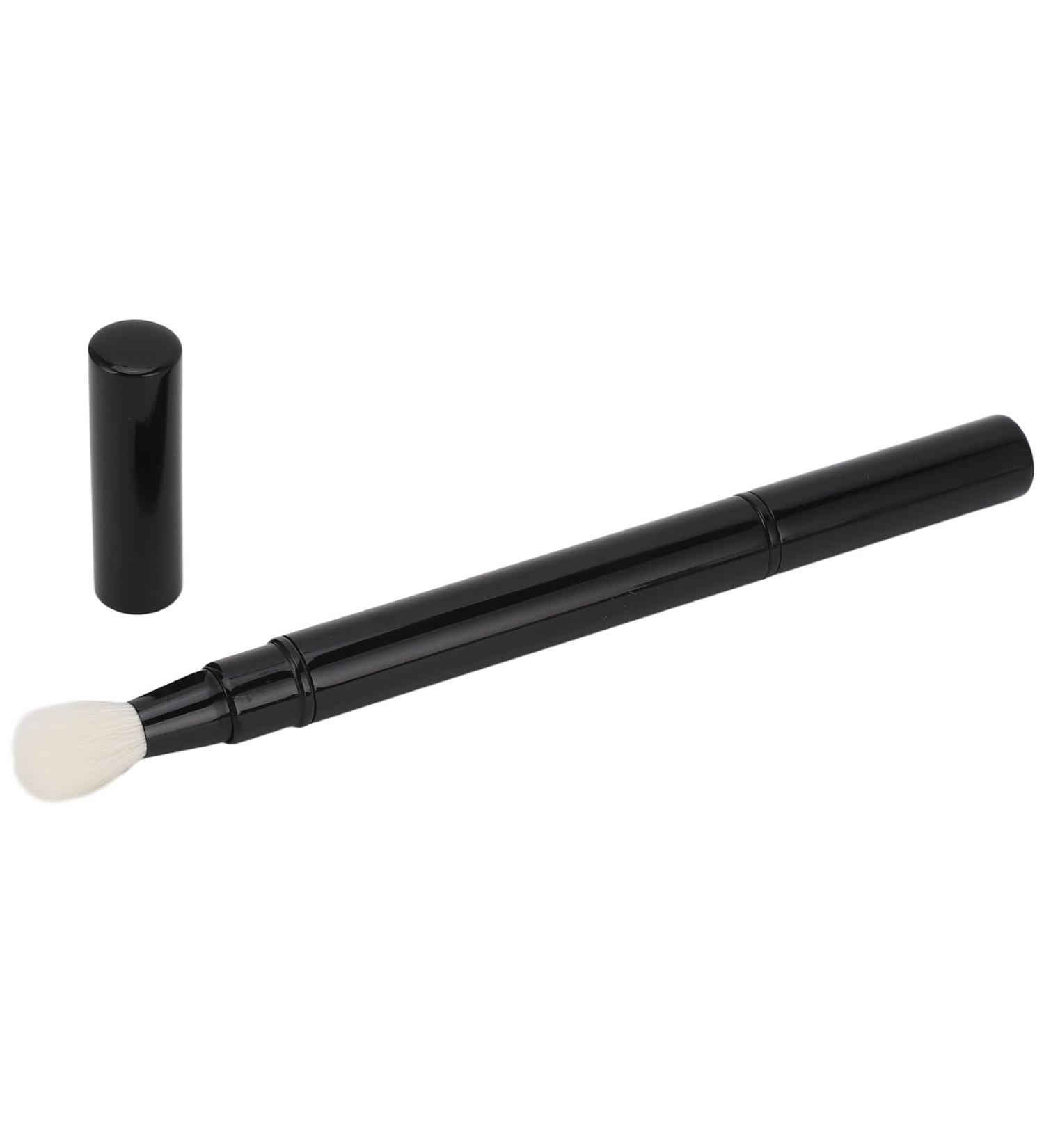 Dual Eyeshadow Brush Retractable Double Ended Makeup Brush with Soft Bristles Easy to Apply Automatic Sealing for Outdoor Travel - Buy Online on GoSupps.com