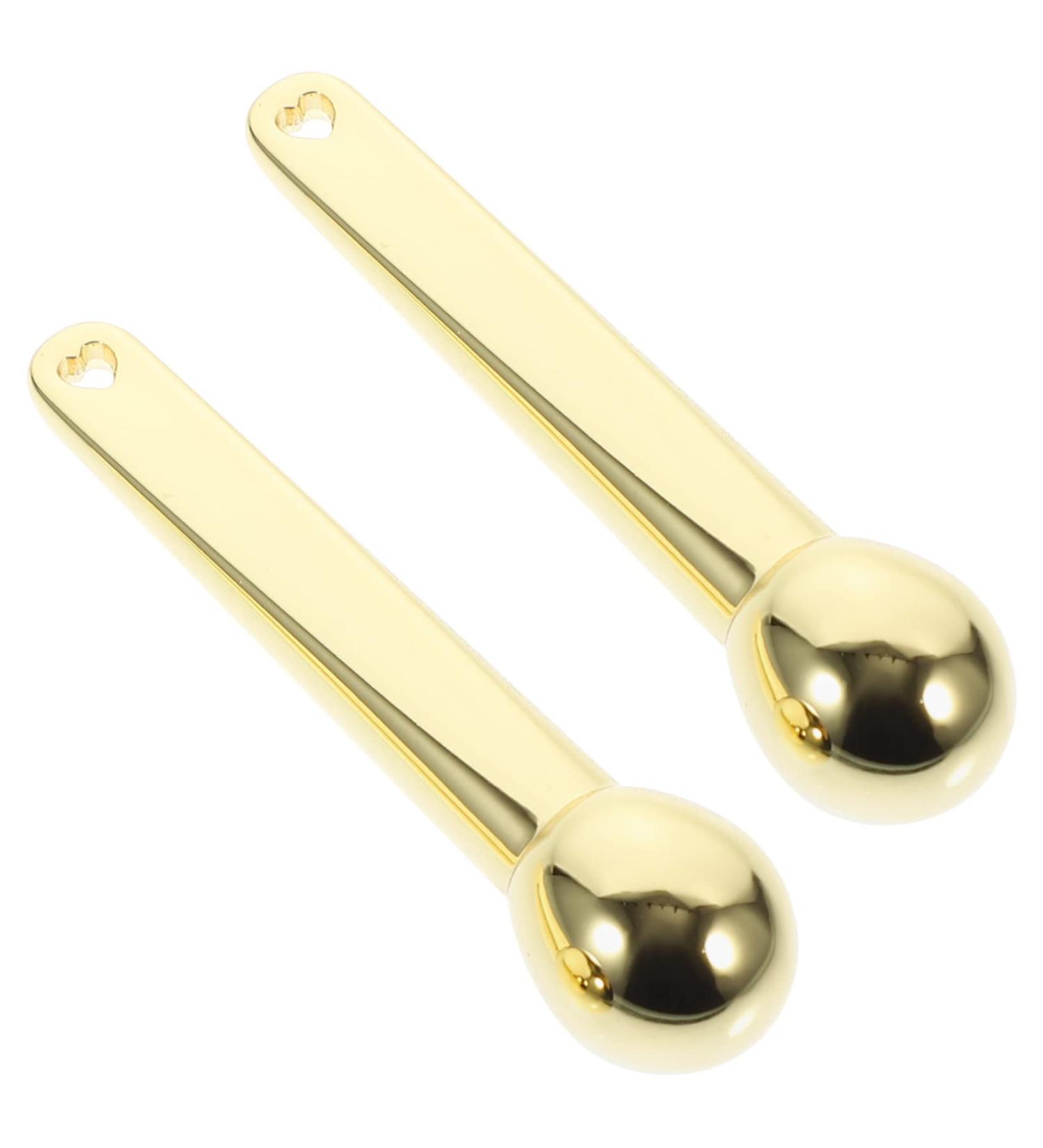 Beavorty 2-in-1 Golden Magic Wand Eye Massage Device - Metal Head Applicator for Eye Cream & Relaxation - Buy Online on GoSupps.com