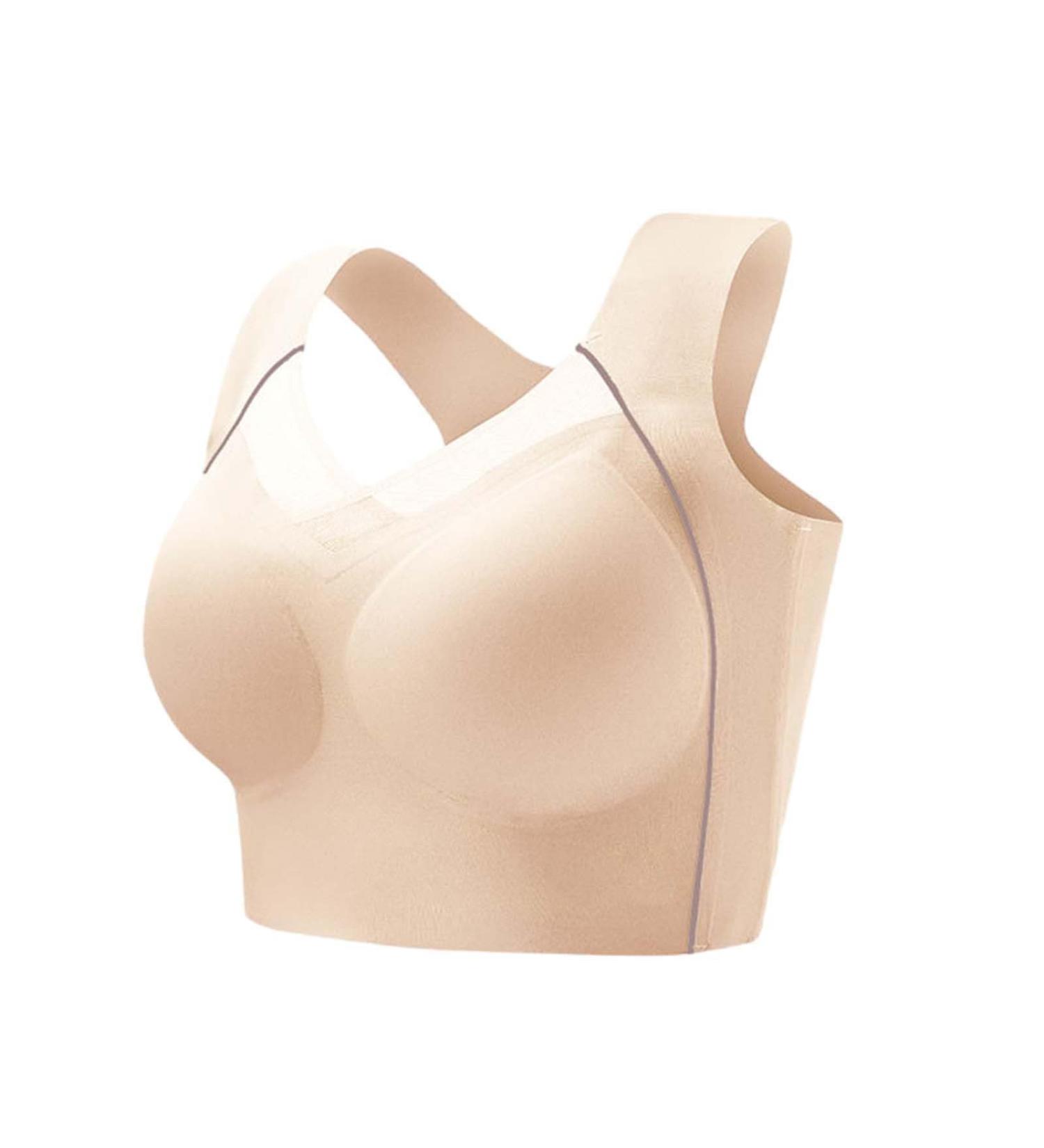 Shop Women's Fitness Set - Wireless Bralettes & Breathable Bras (5XL Beige) | International Shipping - Buy Online on GoSupps.com