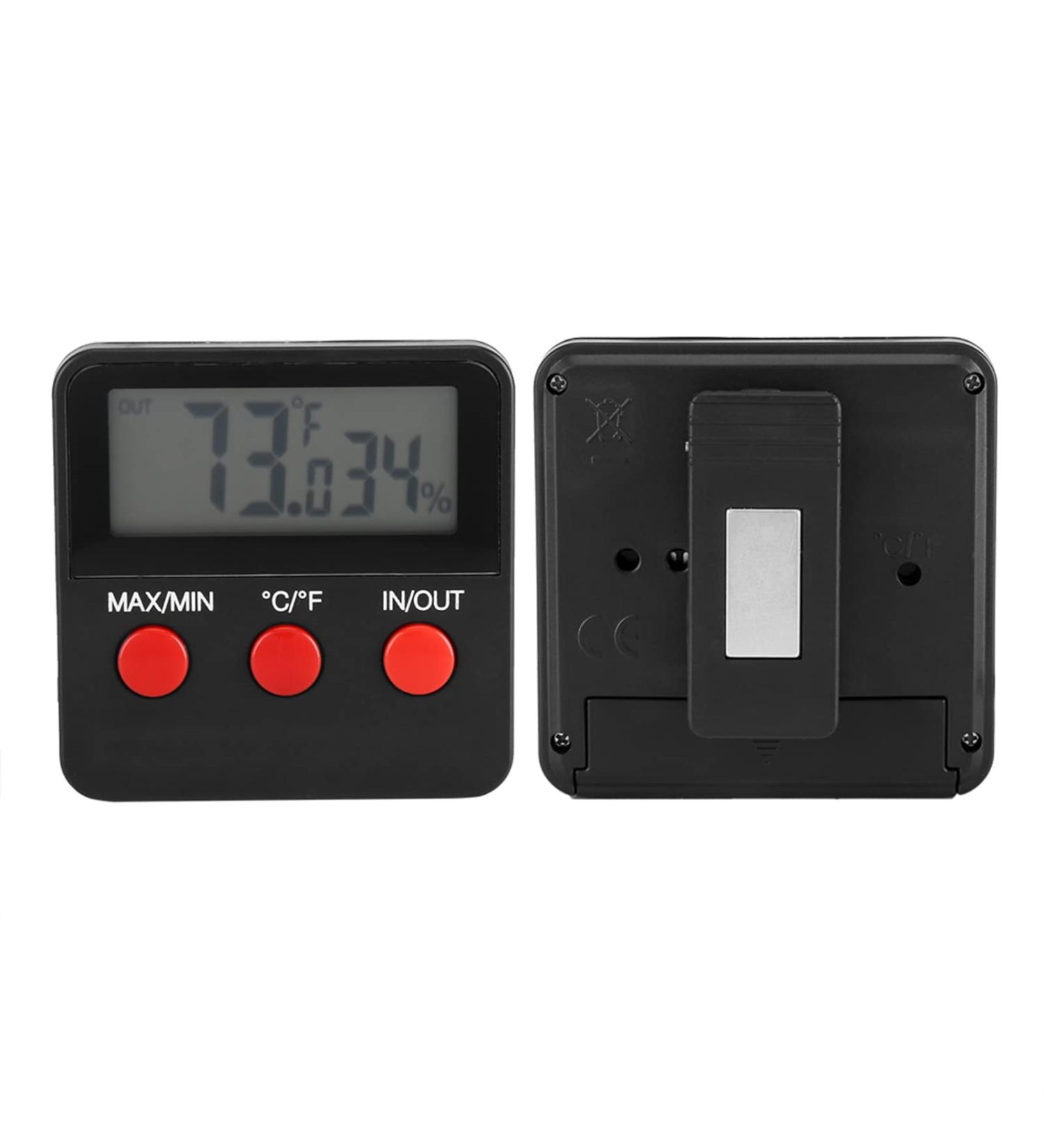 Digital LCD Thermometer Hygrometer Temp Humidity Monitor Meter for Pet Incubator Keeping thermometer brooder chick thermometer brooder chick+thermometer for brooder hygrometer - Buy Online on GoSupps.com