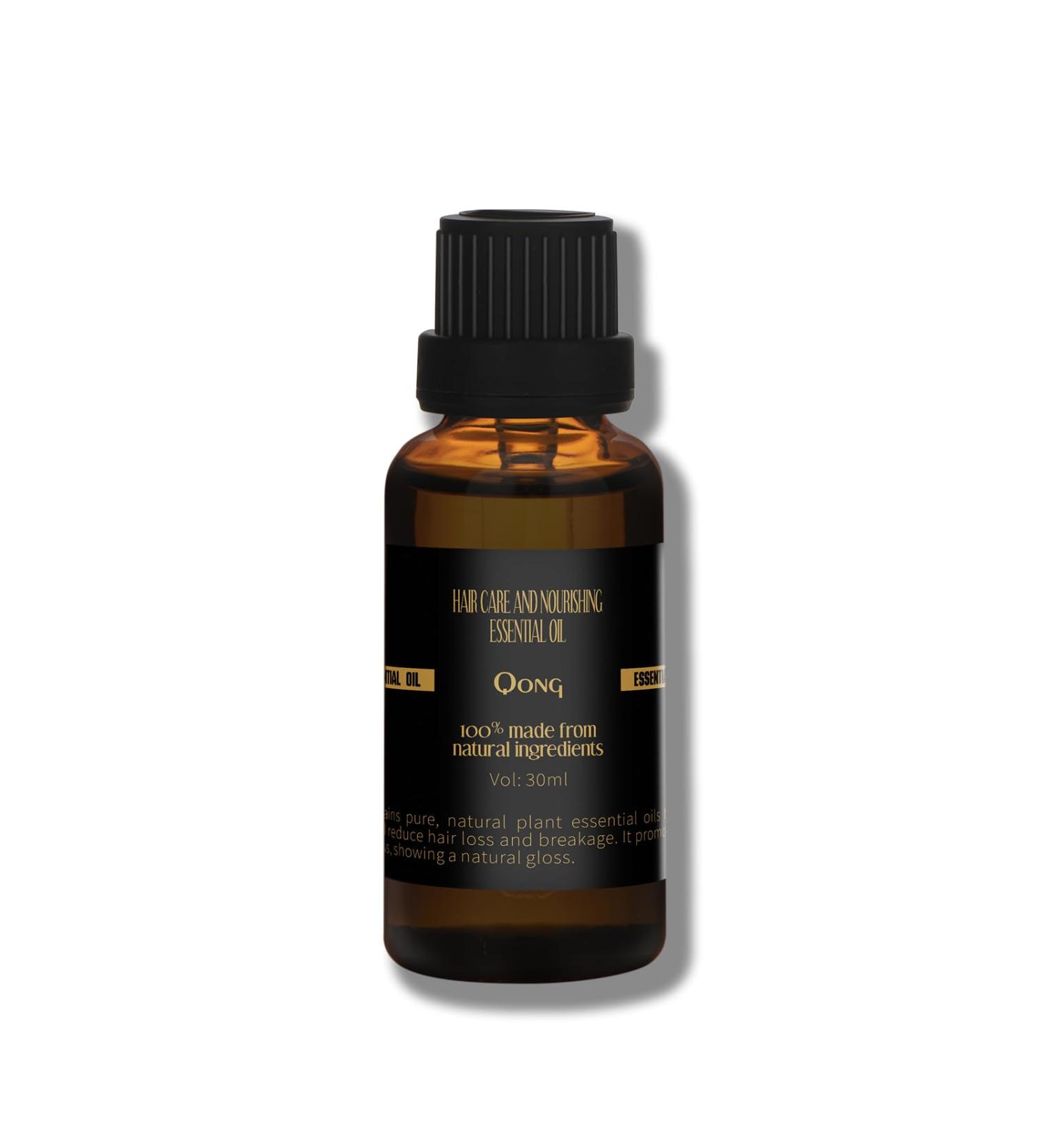 Qong Hair Oil - Rosemary Oil for Hair Growth | Natural Growth Oil for Thinning Hair | 30ml Suitable for All Hair Types - Buy Online on GoSupps.com